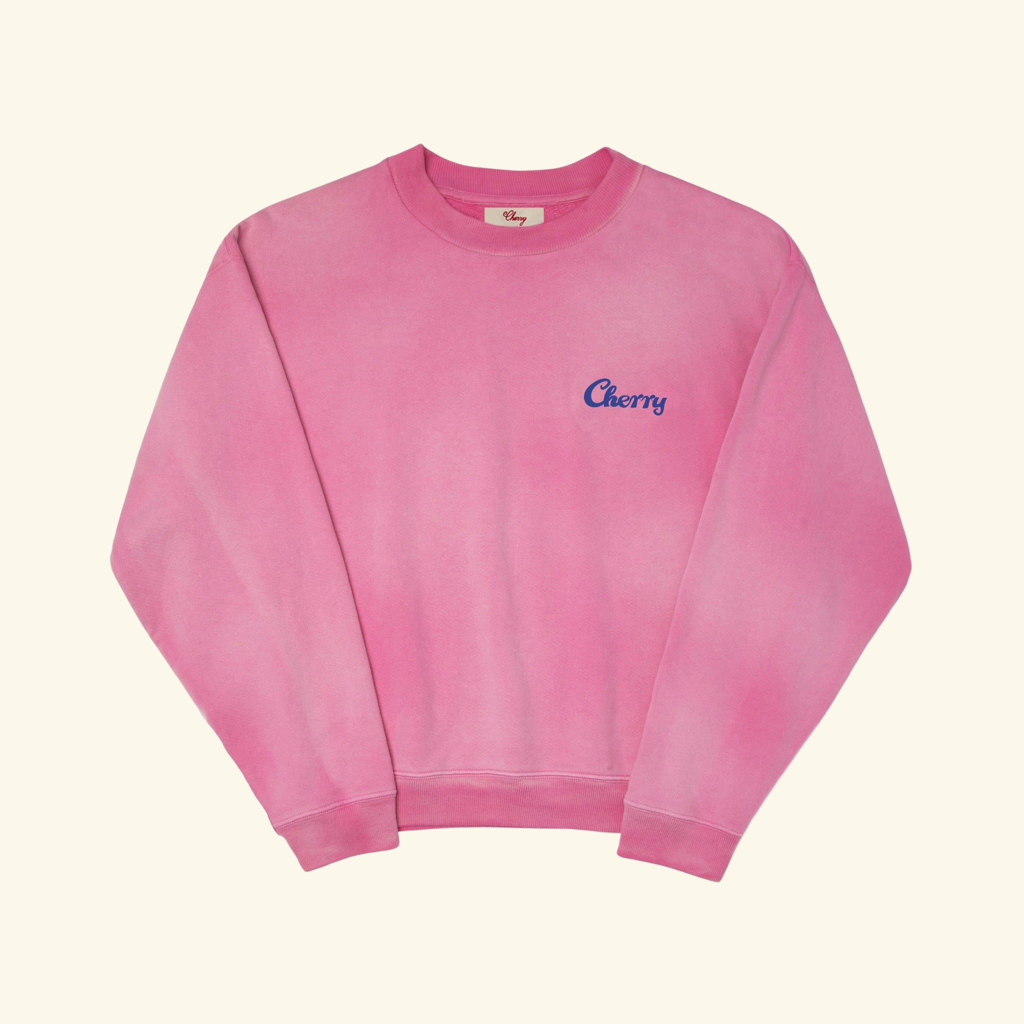 Chainstitch Logo Crewneck (Fuchsia) – CHERRY LA