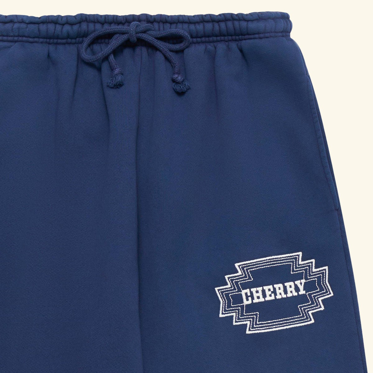 Embroidered Navajo Parachute Sweatpants (Navy)