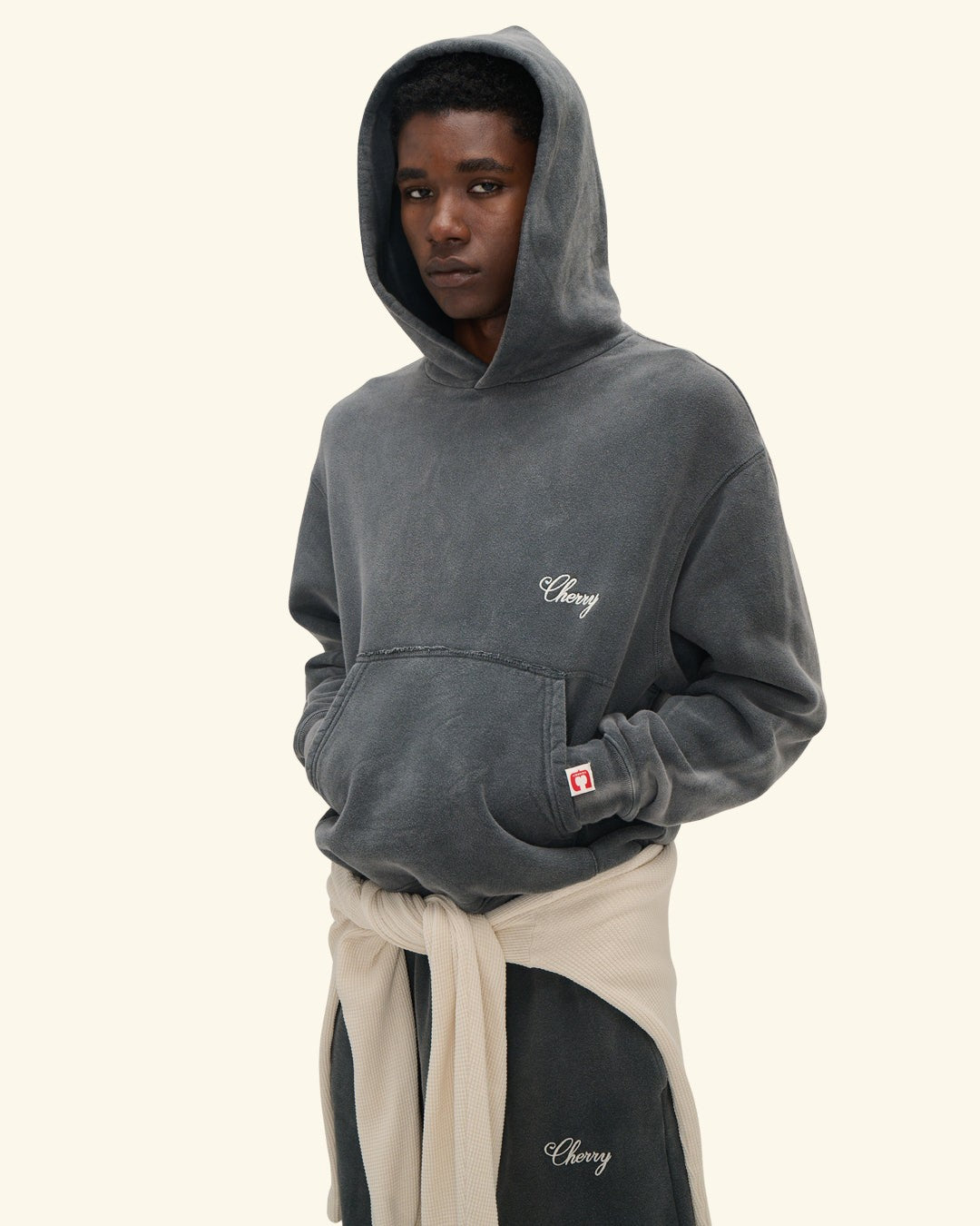 American Classic Hoodie (Sun Faded Black)