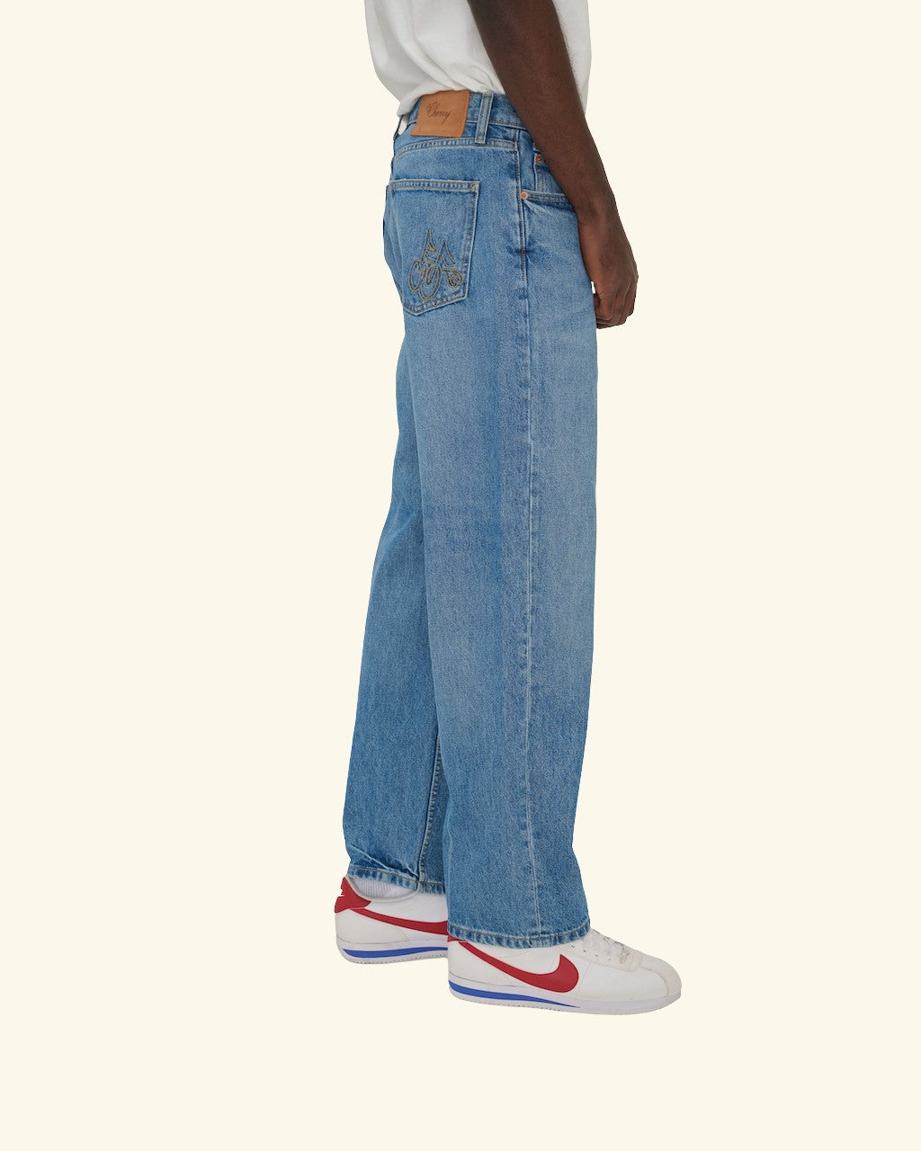 Wide Medium Cowboy Wash Jeans