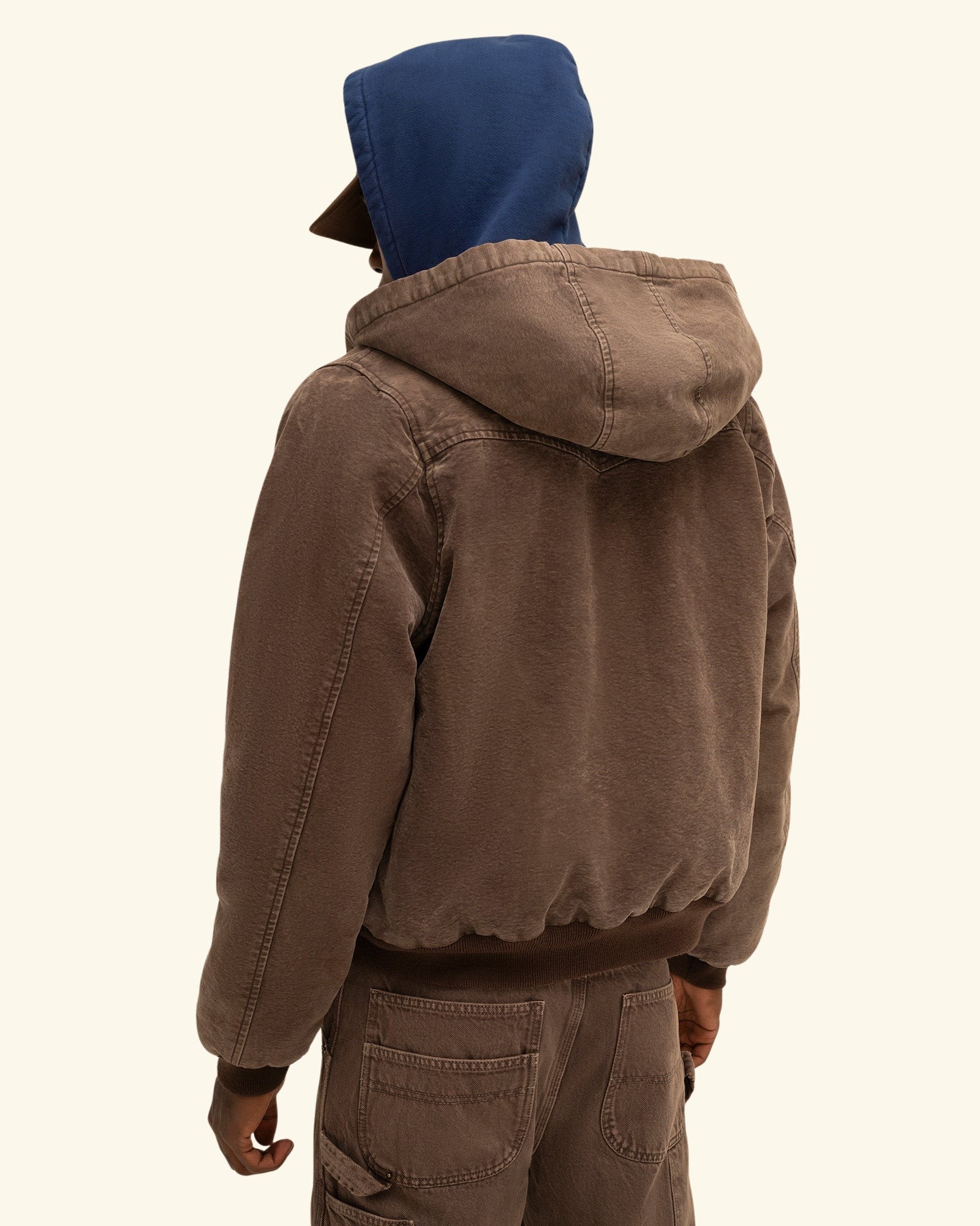 Hooded Canvas Work Jacket
