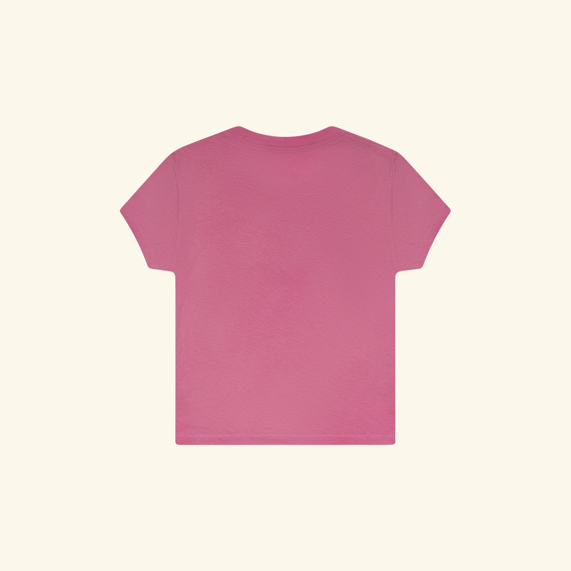 Women's Ranch Baby Tee (Fuchsia)