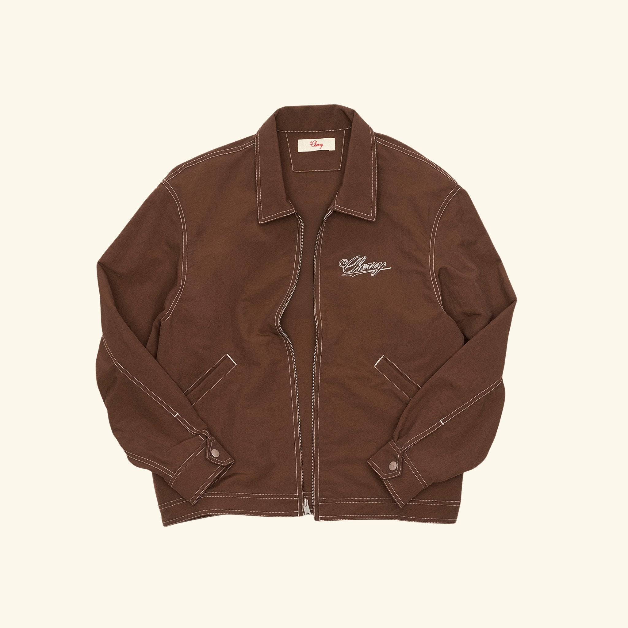 Nylon Running Jacket (Brown)