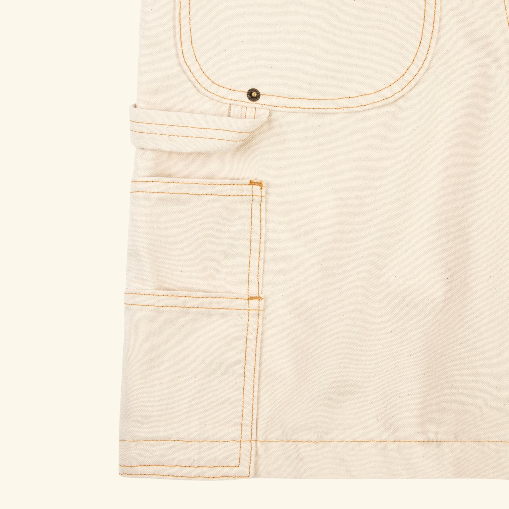 Wide Leg Carpenter Short (Ecru)