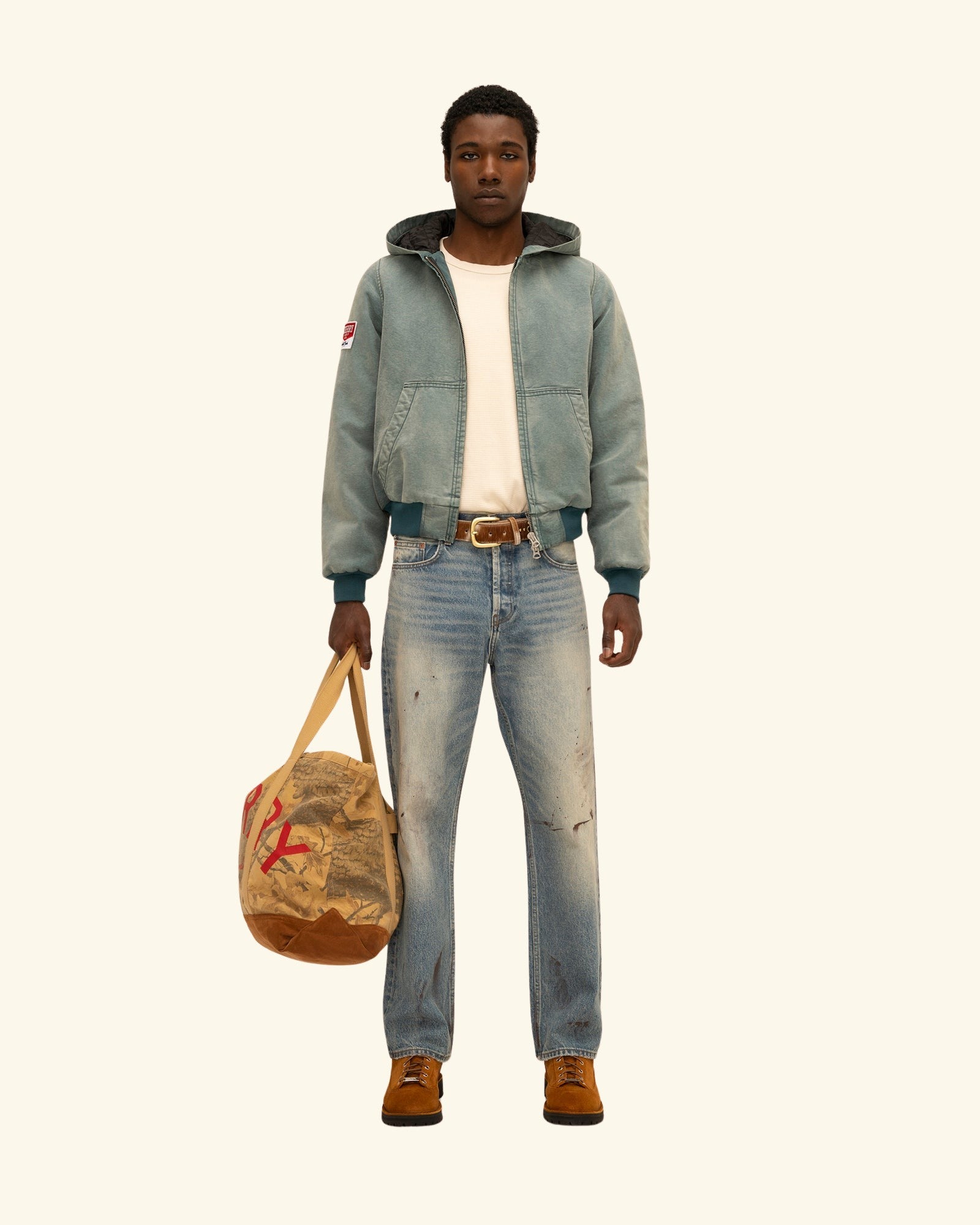 Hooded Canvas Work Jacket