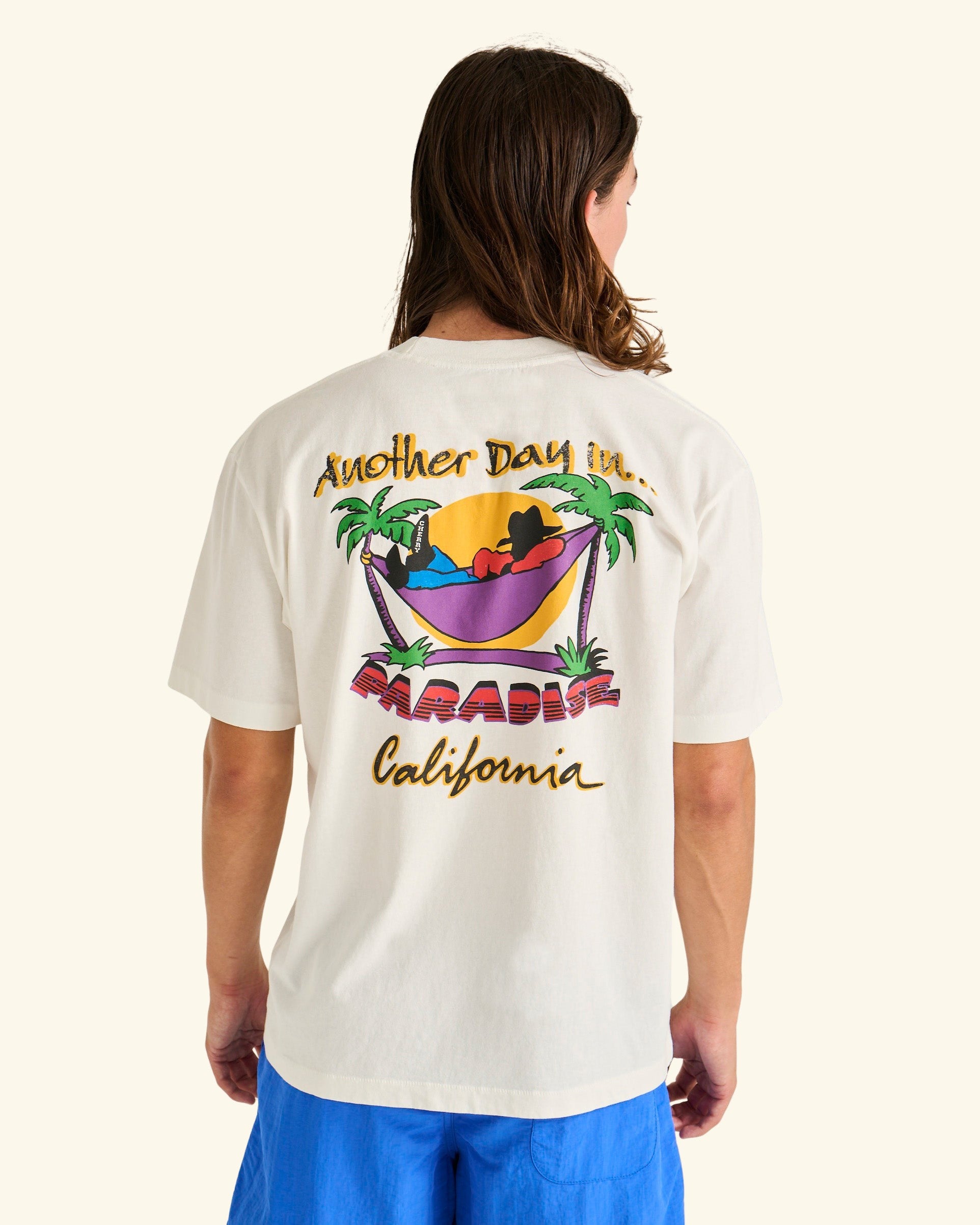 Another Day In Paradise Pocket Tee