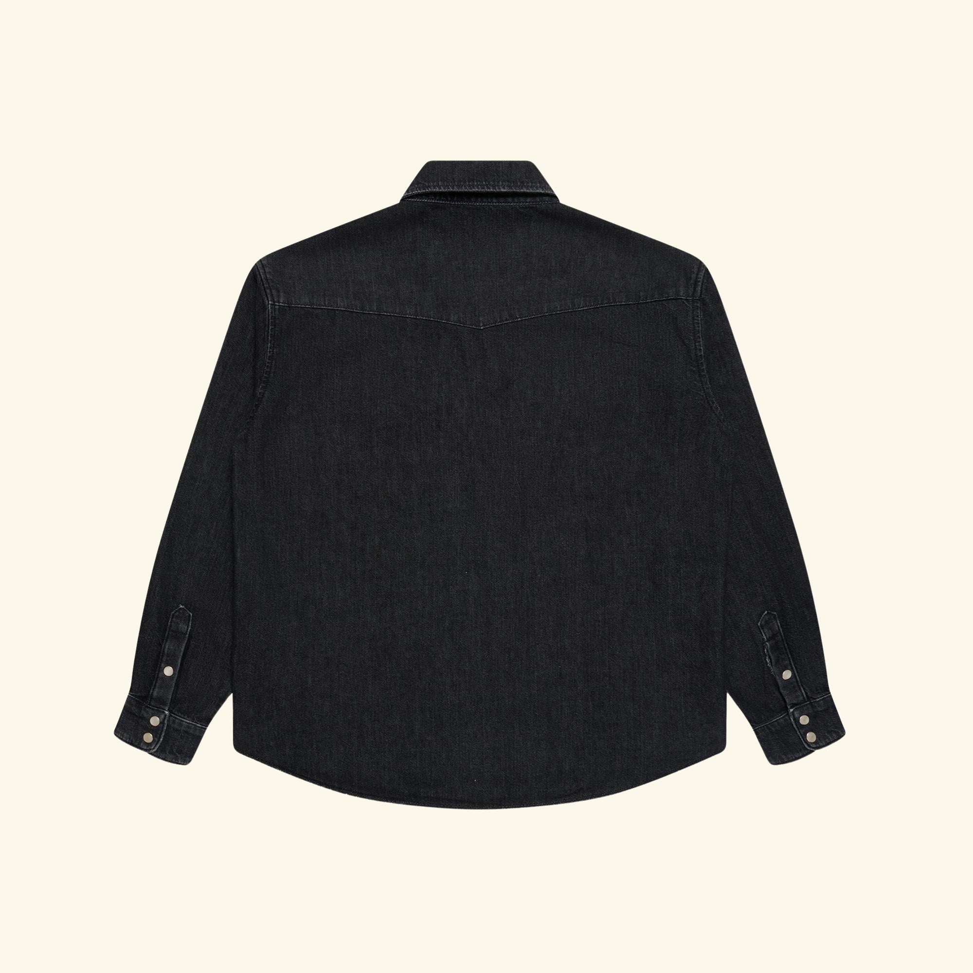 Denim Western Shirt (Black)