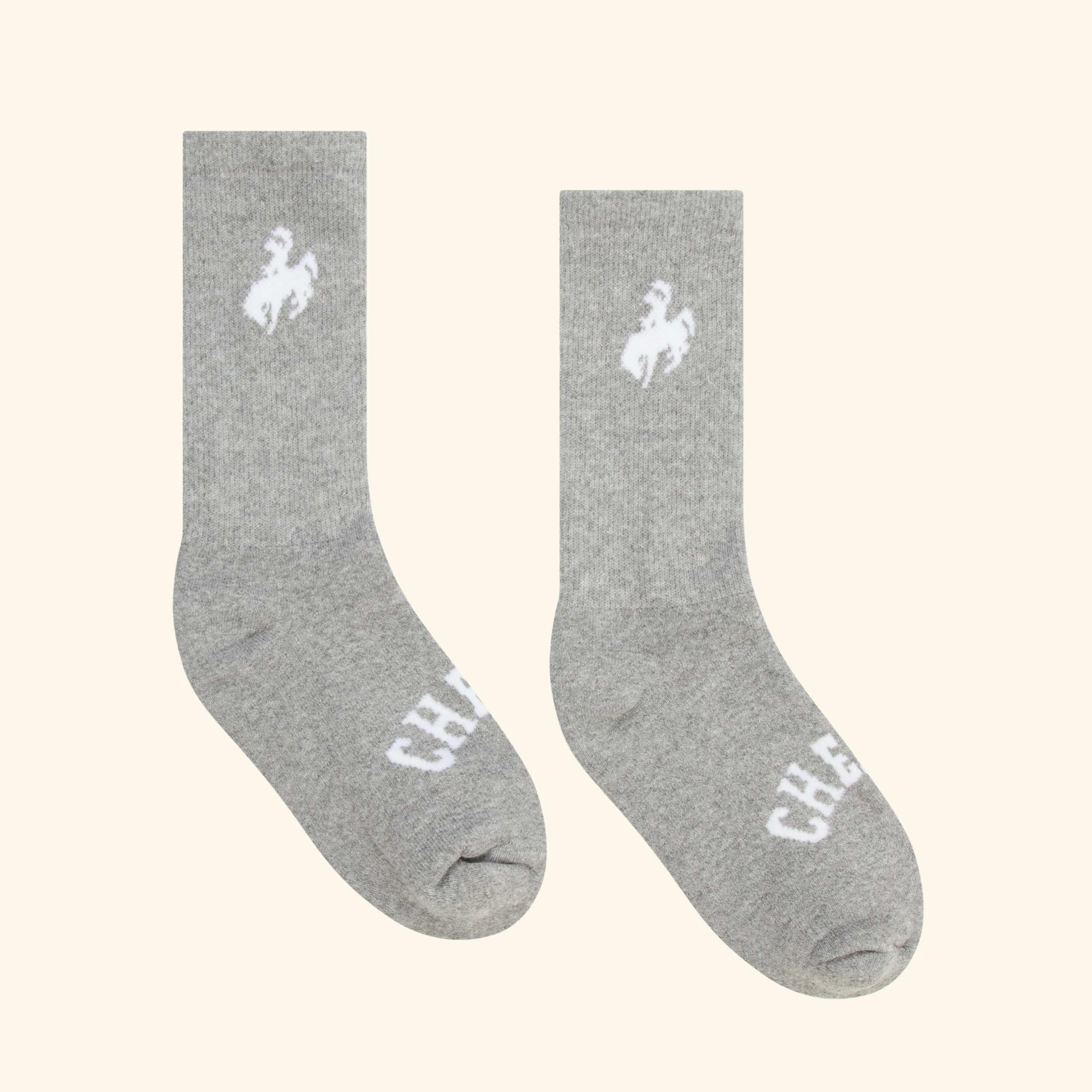 Rodeo Champ Socks (Heather Grey)