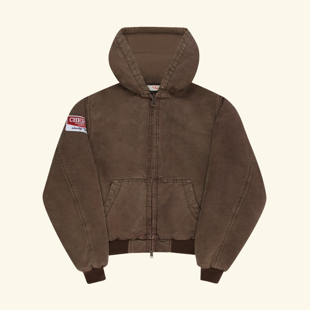 Hooded Canvas Work Jacket