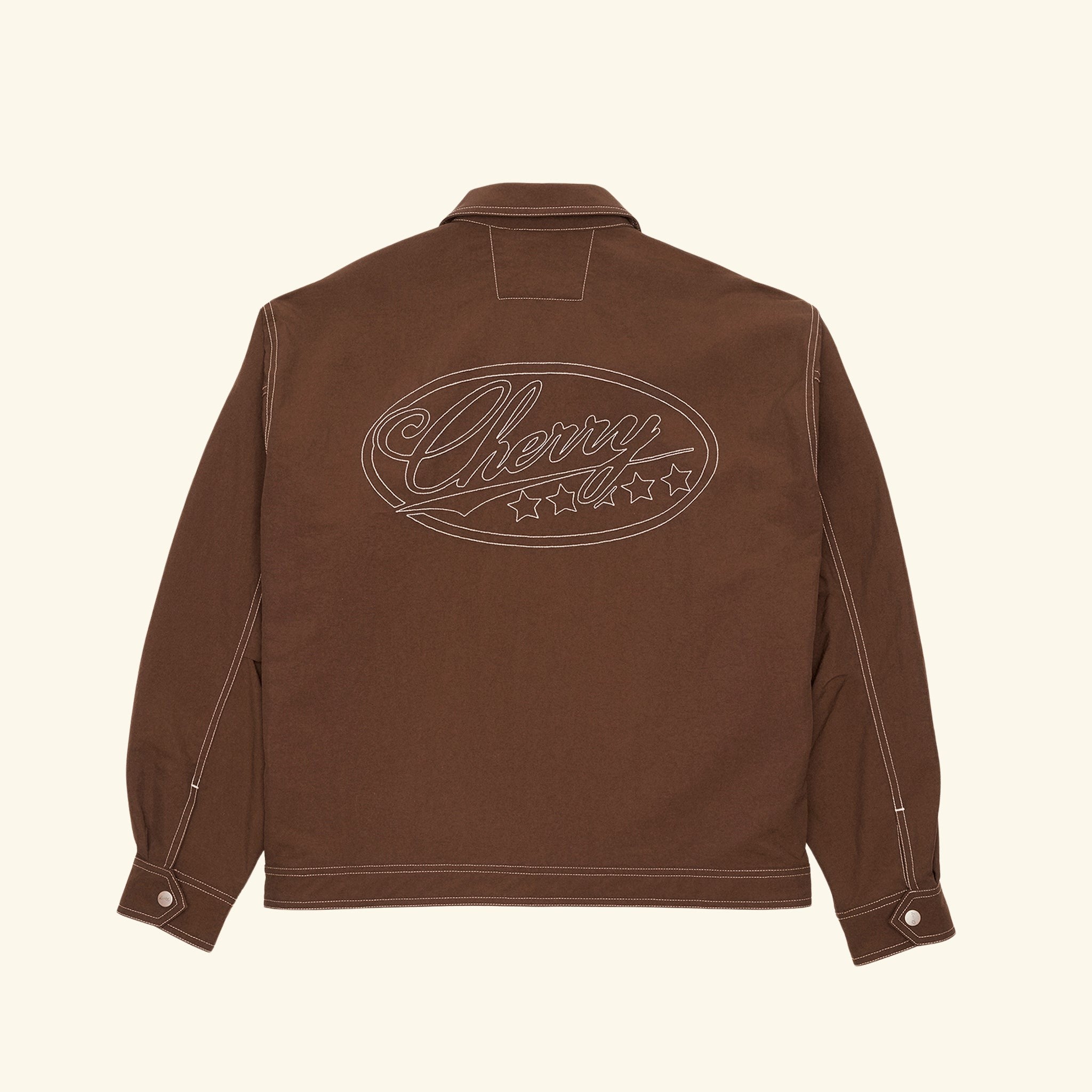 Nylon Running Jacket (Brown)