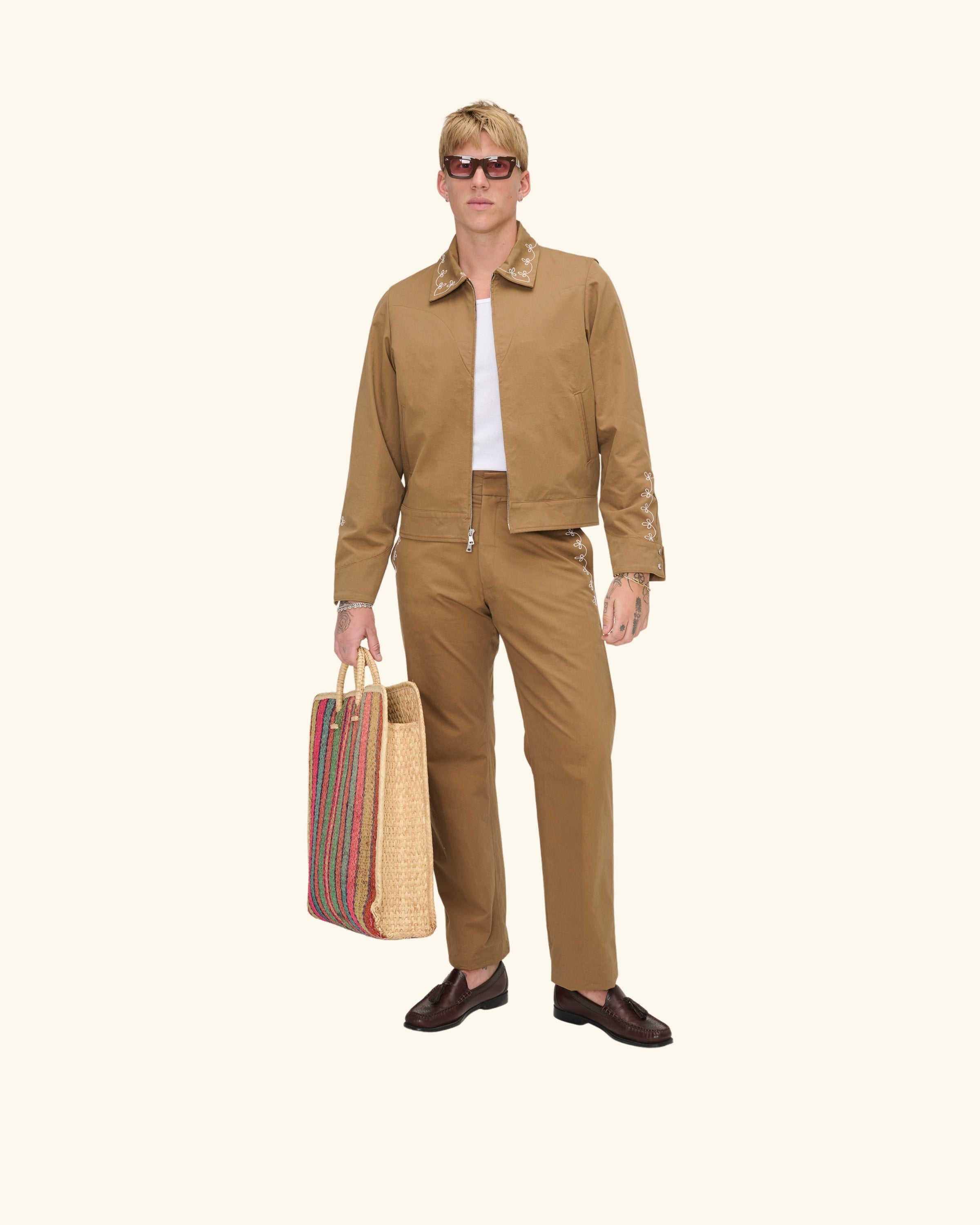 Twill Charro Pants (Nutmeg)