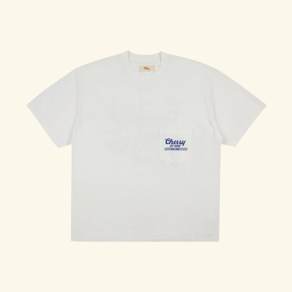Offshore Boxy Pocket T-Shirt (Vintage White) – CHERRY LA