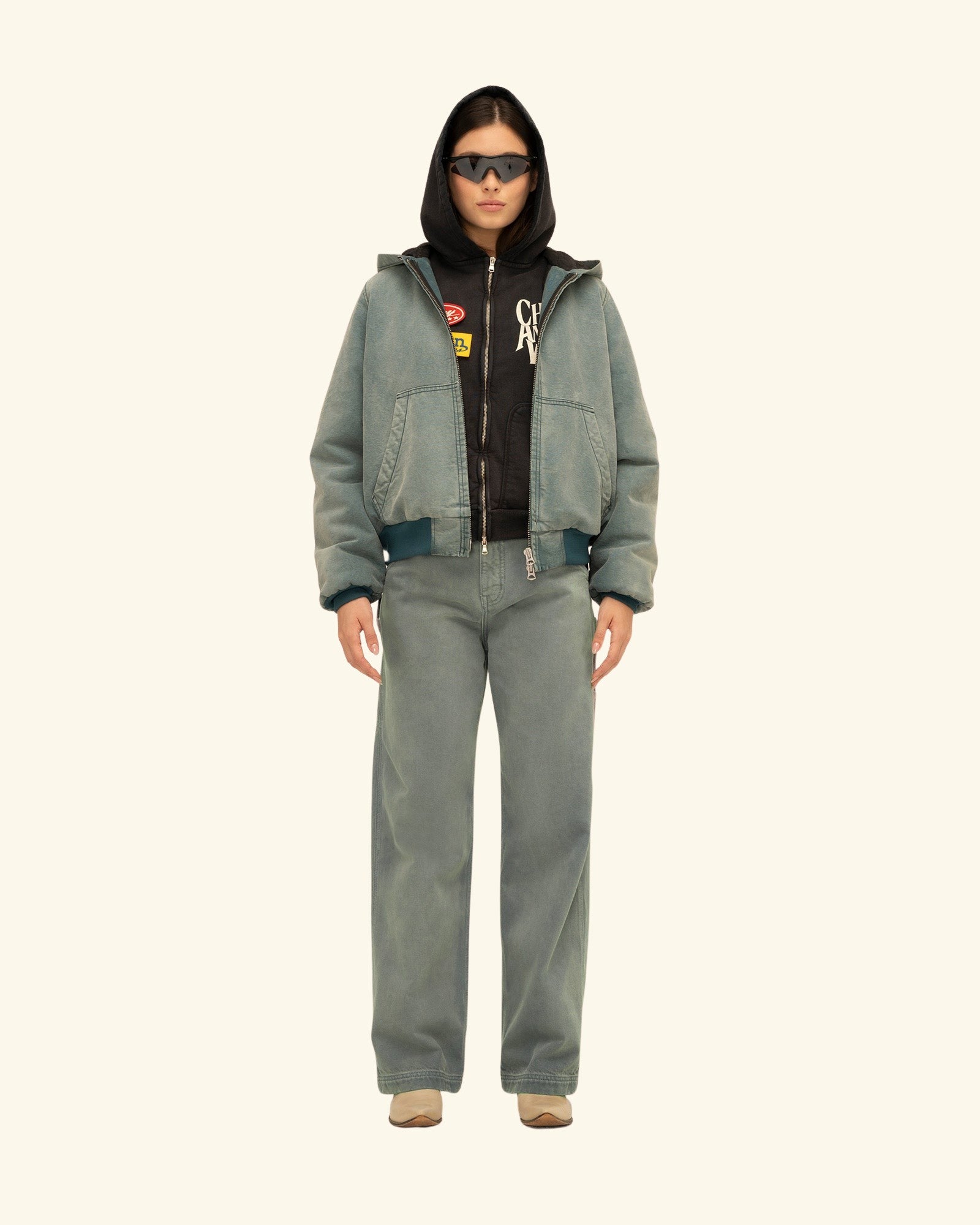 Hooded Canvas Work Jacket