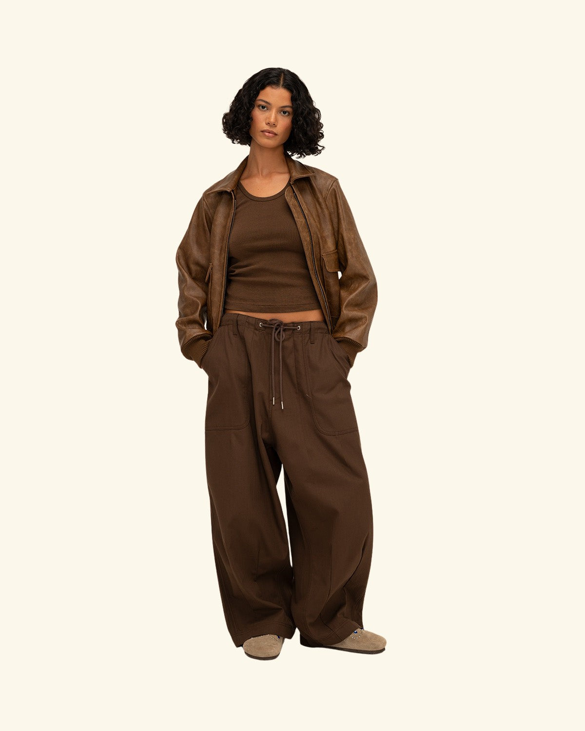 Leather Flight Jacket