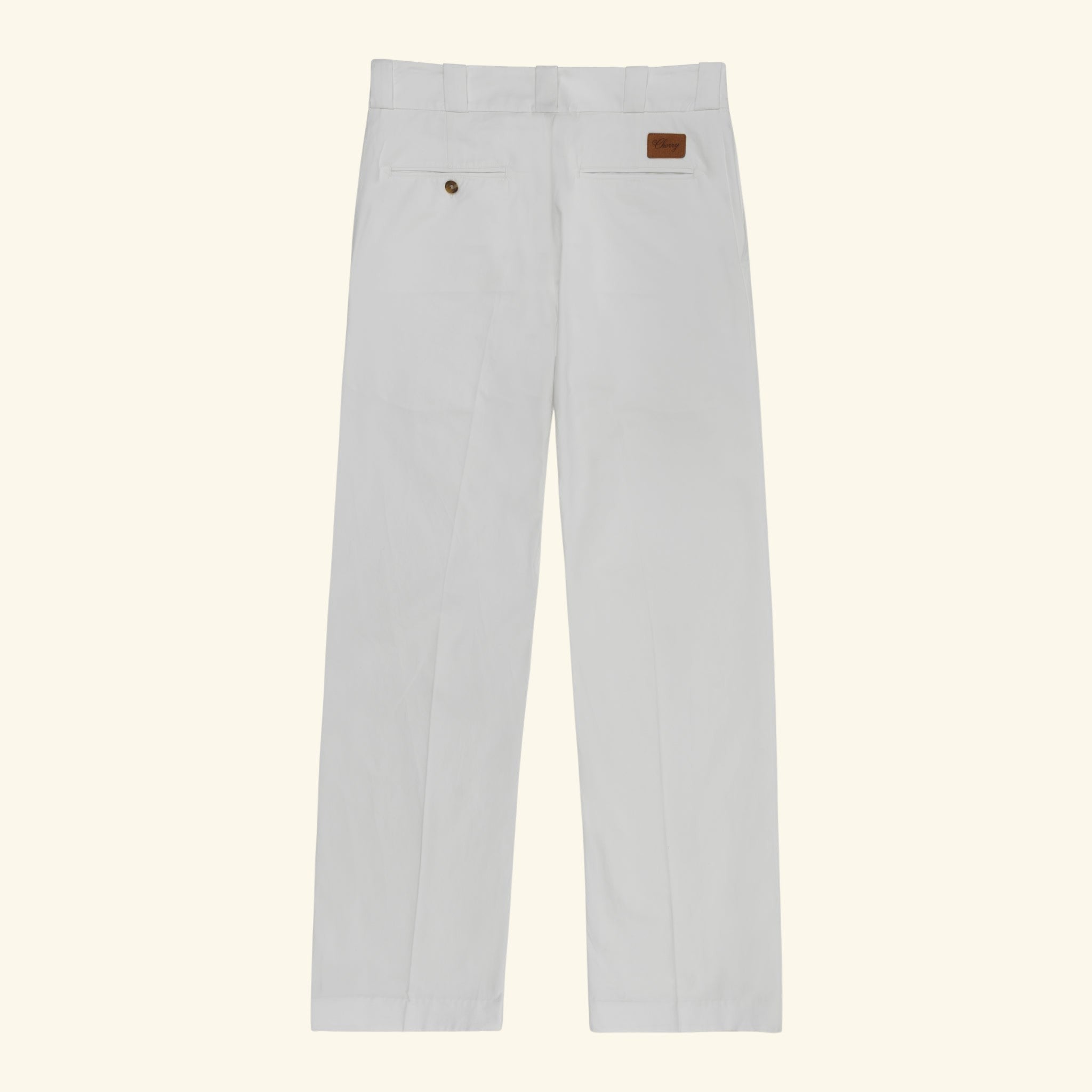 Western Chino Pants (White)