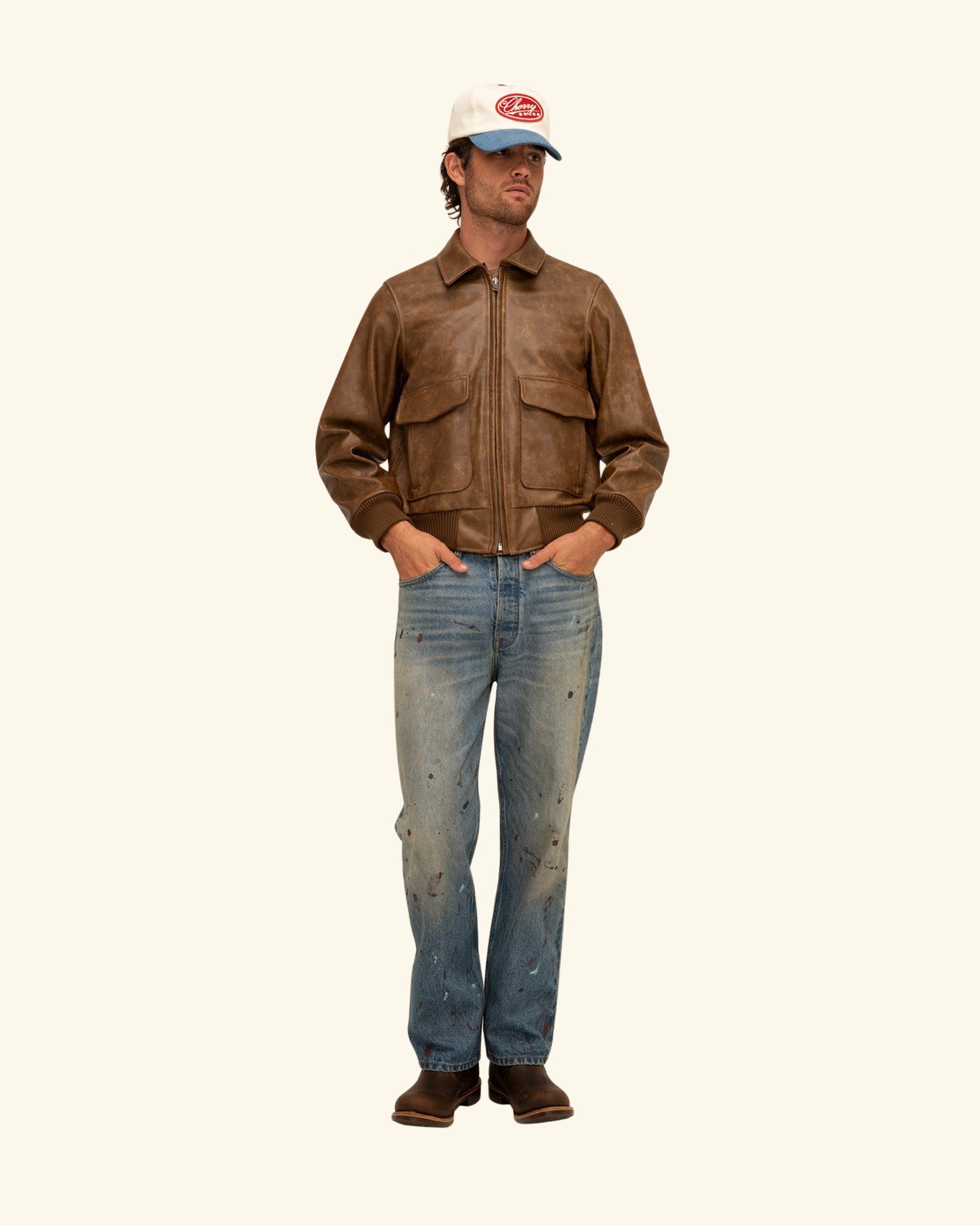 Leather Flight Jacket