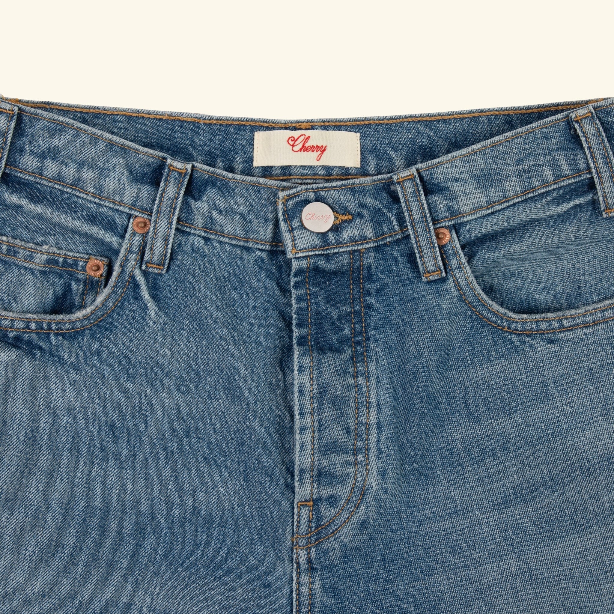 Straight Medium Cowboy Wash Jeans