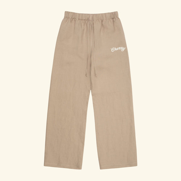 パンツ SANSANGEAR LINEN BLOCK PANTS [BEIGE] LINEN BLOCK PANTS [BEIGE] | SAN SAN GEAR