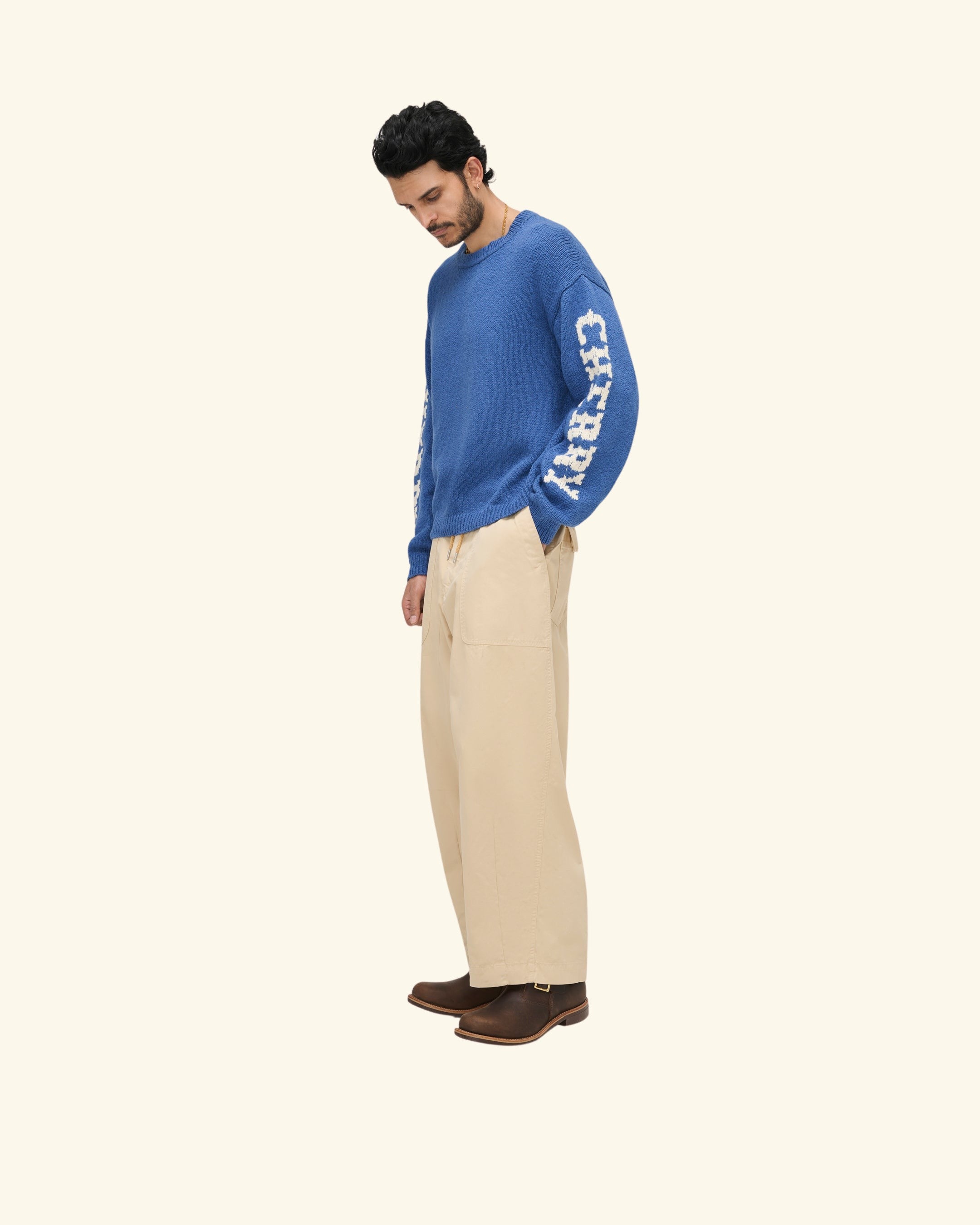 Cotton Twill Parachute Pant (Beige) – CHERRY LA
