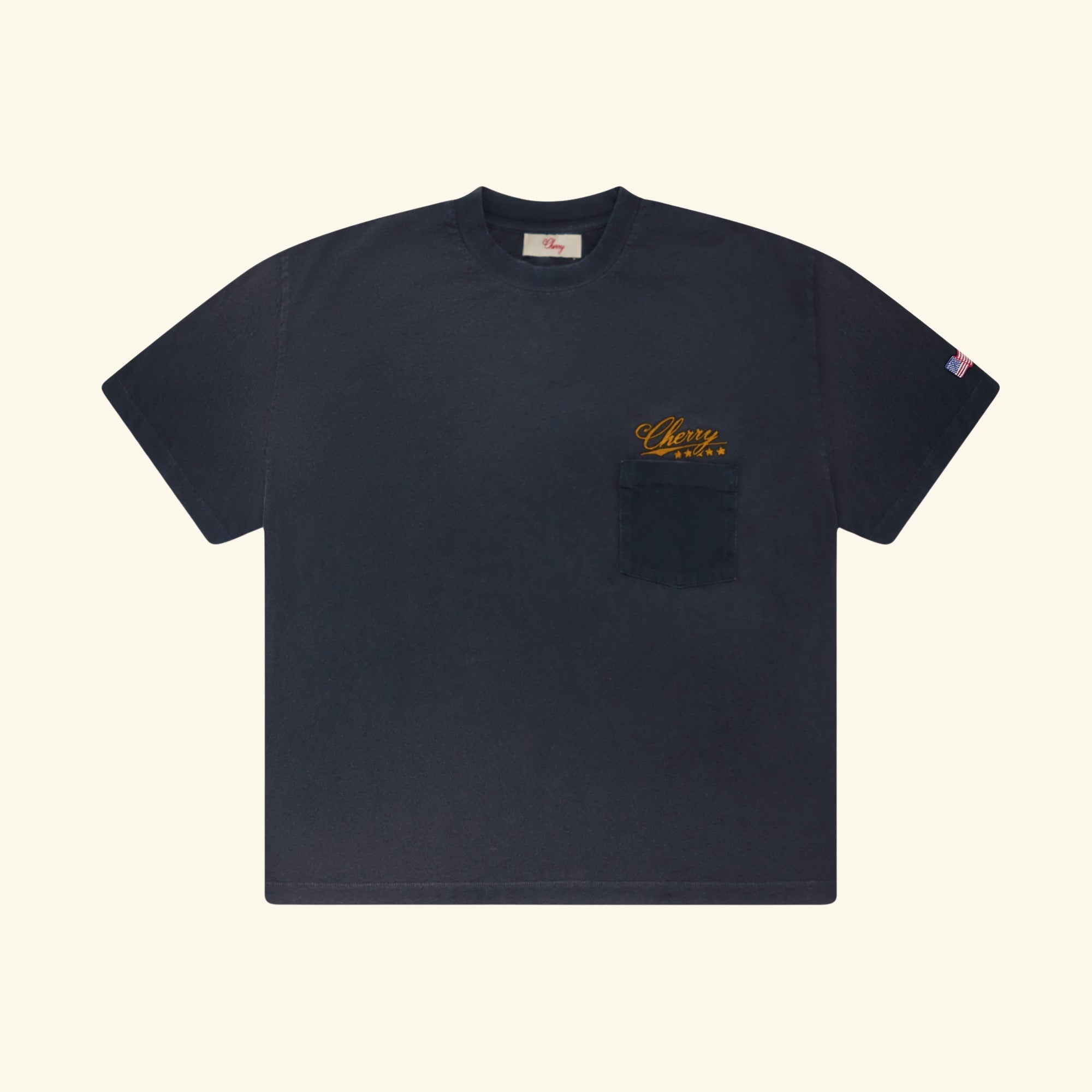 Five Star Boxy Pocket T-Shirt (Vintage Black)
