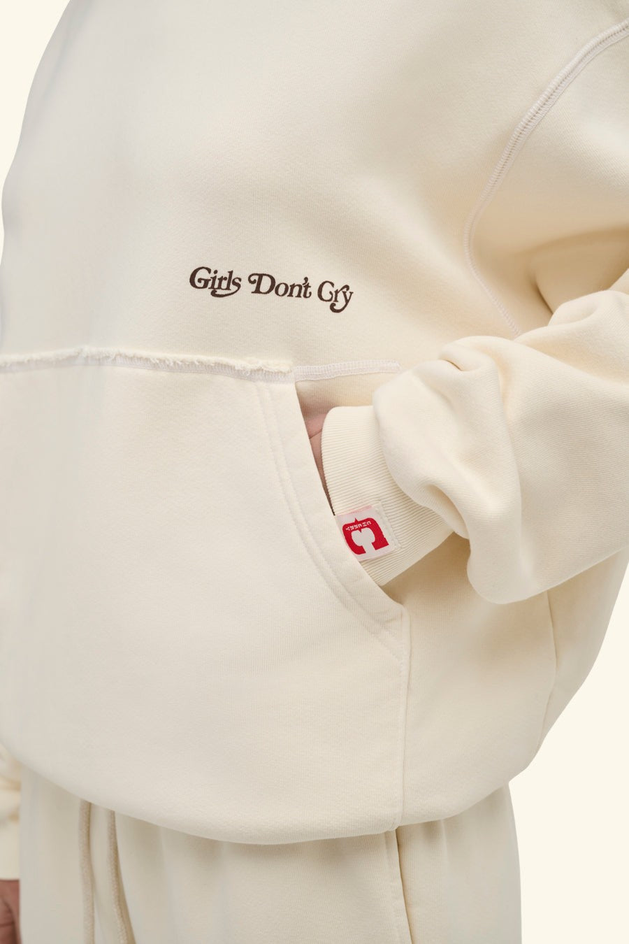 Cherry x GDC Angel Men's Hoodie (Cream)