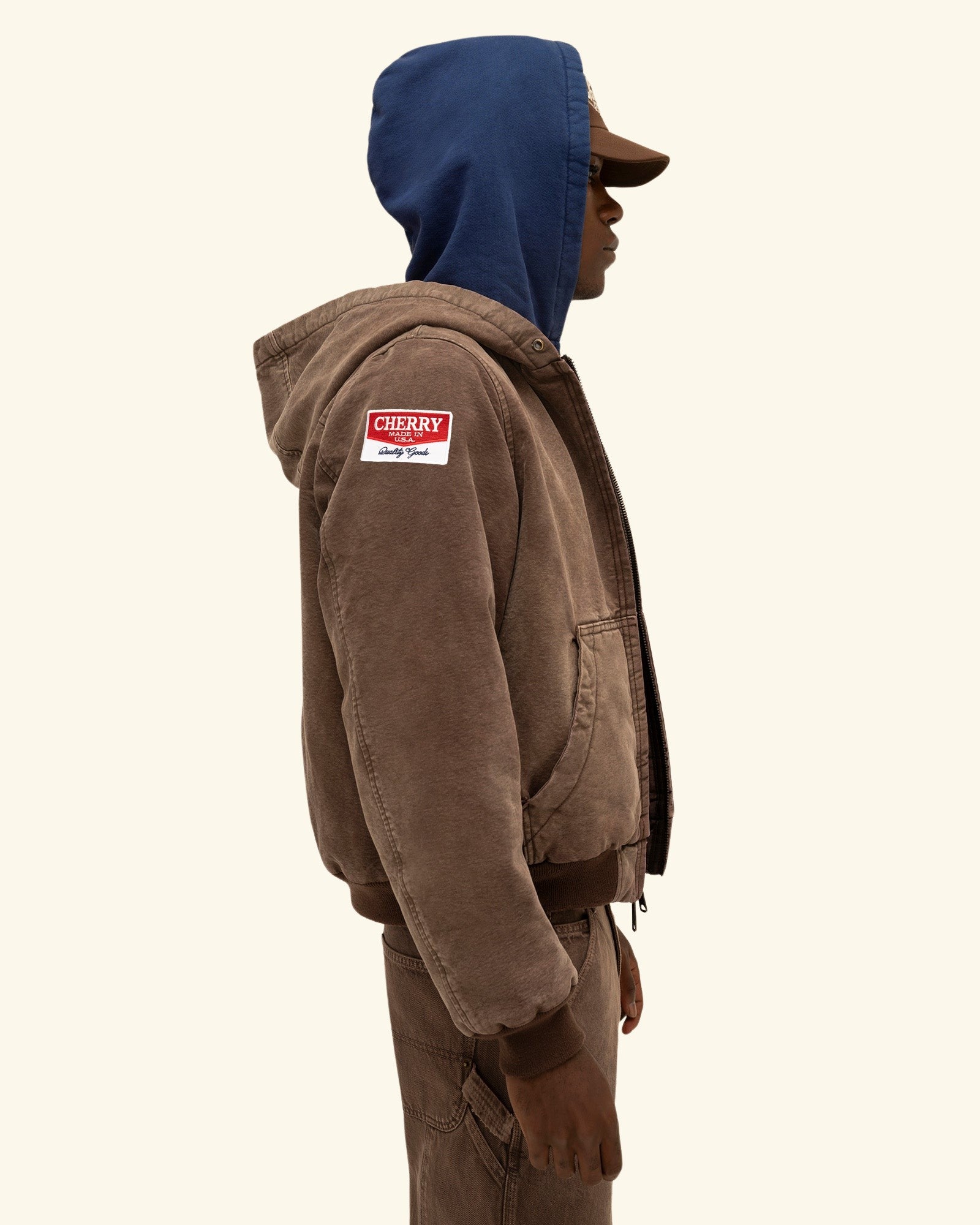 Hooded Canvas Work Jacket