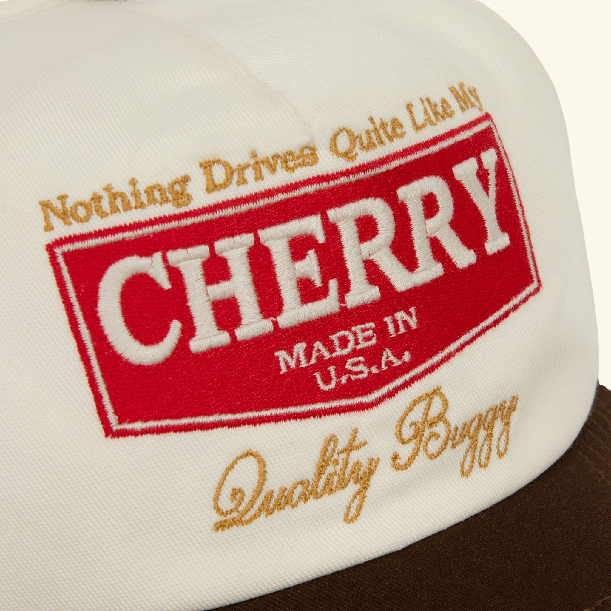 Quality Buggy 5 Panel Hat (Natural) – CHERRY LA