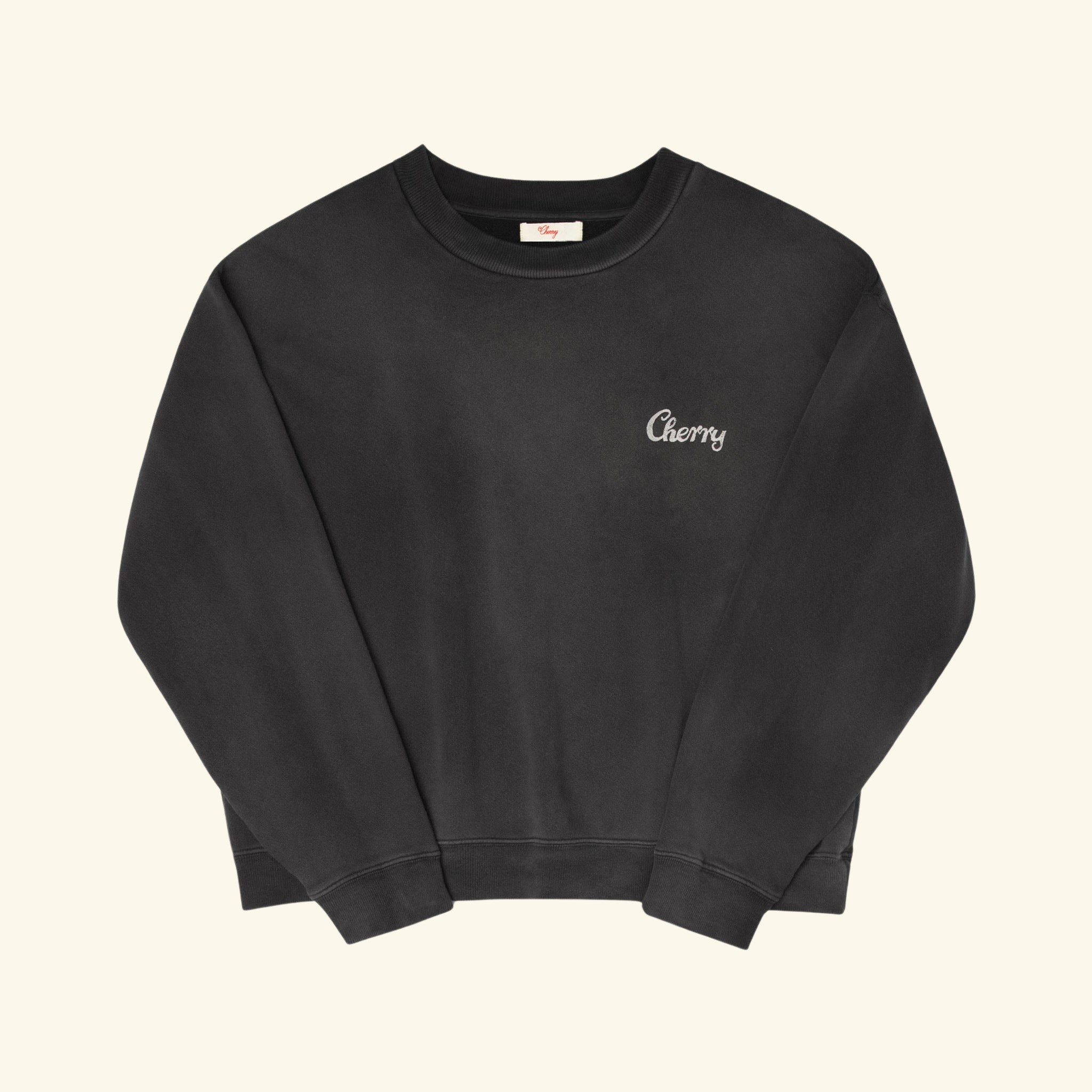 Chainstitch Logo Crewneck (Vintage Black)