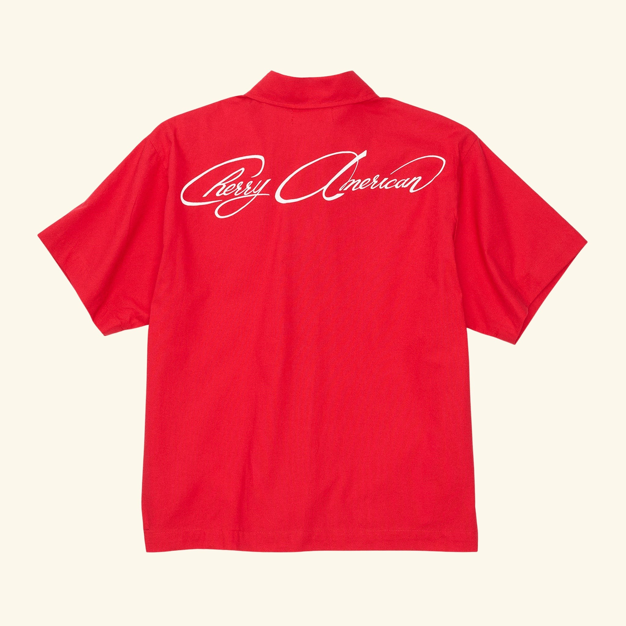 Western Twill Mechanic Shirt (Sun Faded Red)