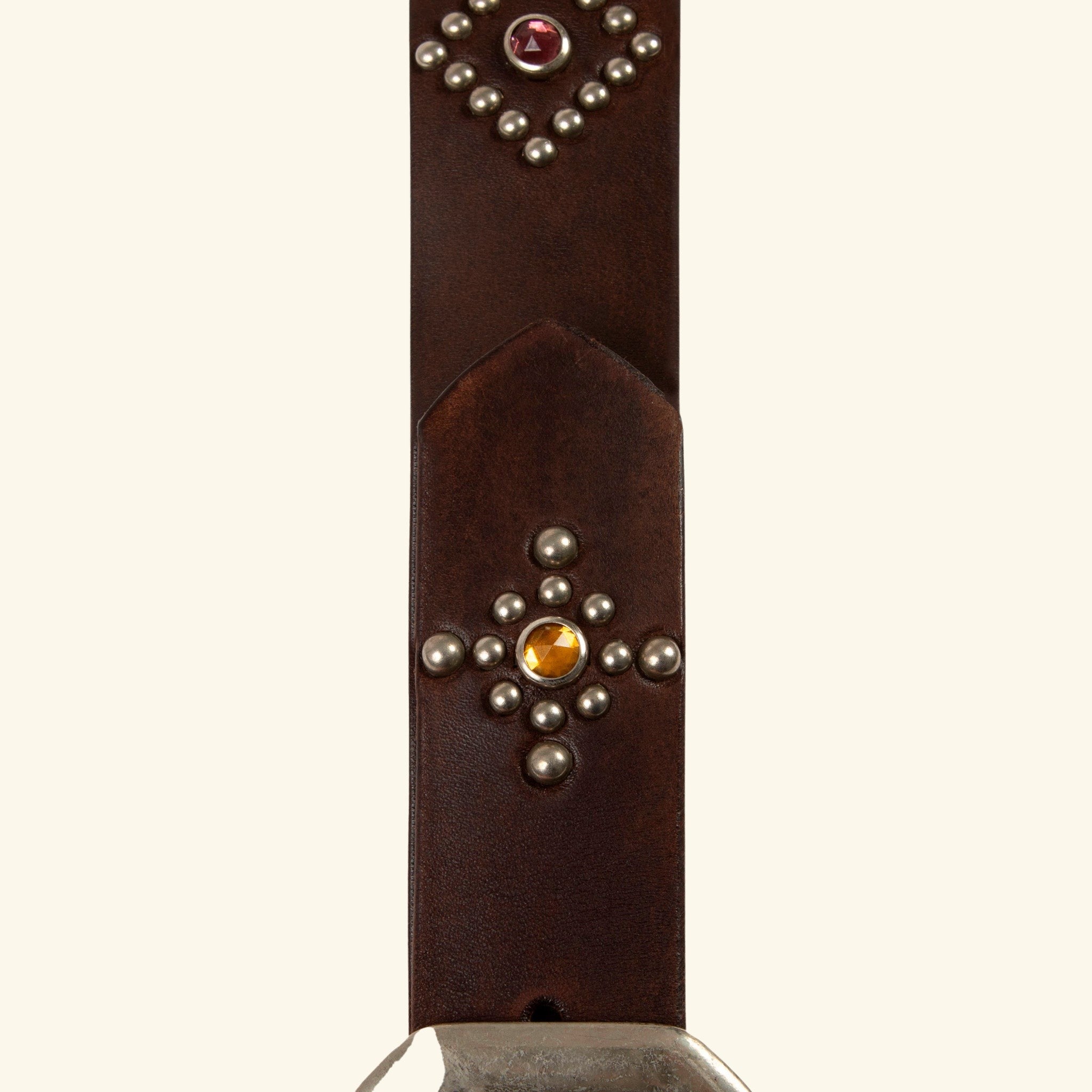 Santa Fe Studded Belt (Brown)