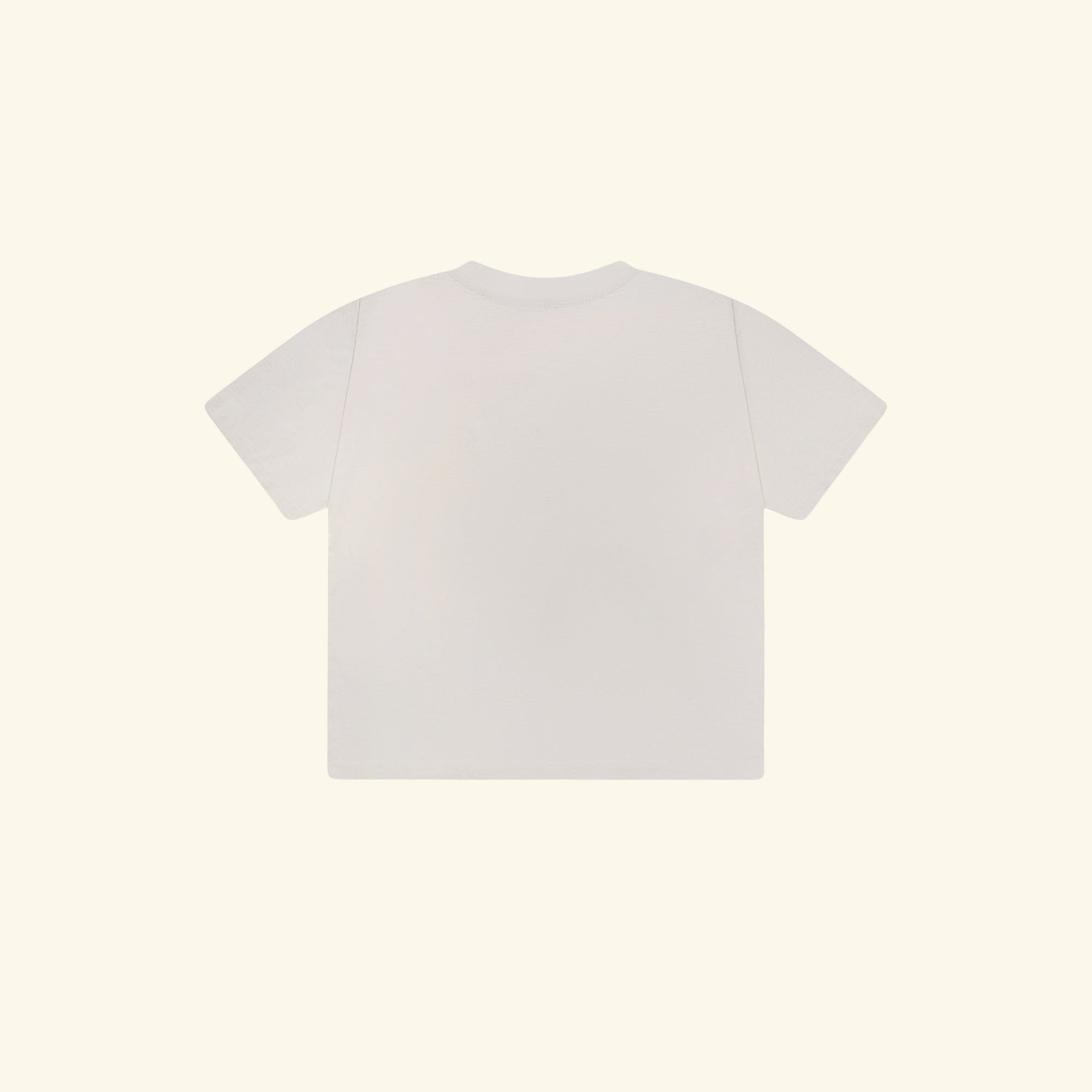 Women's Marlin Boxy Baby Tee (White)