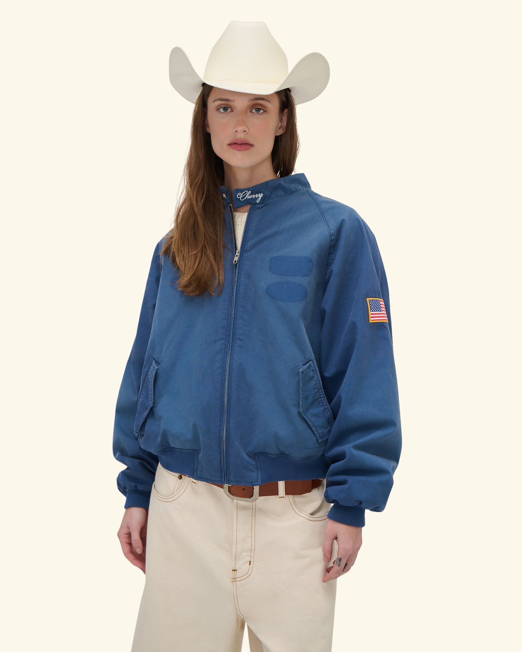 Championship Jacket (Sun Faded Blue) – CHERRY LA