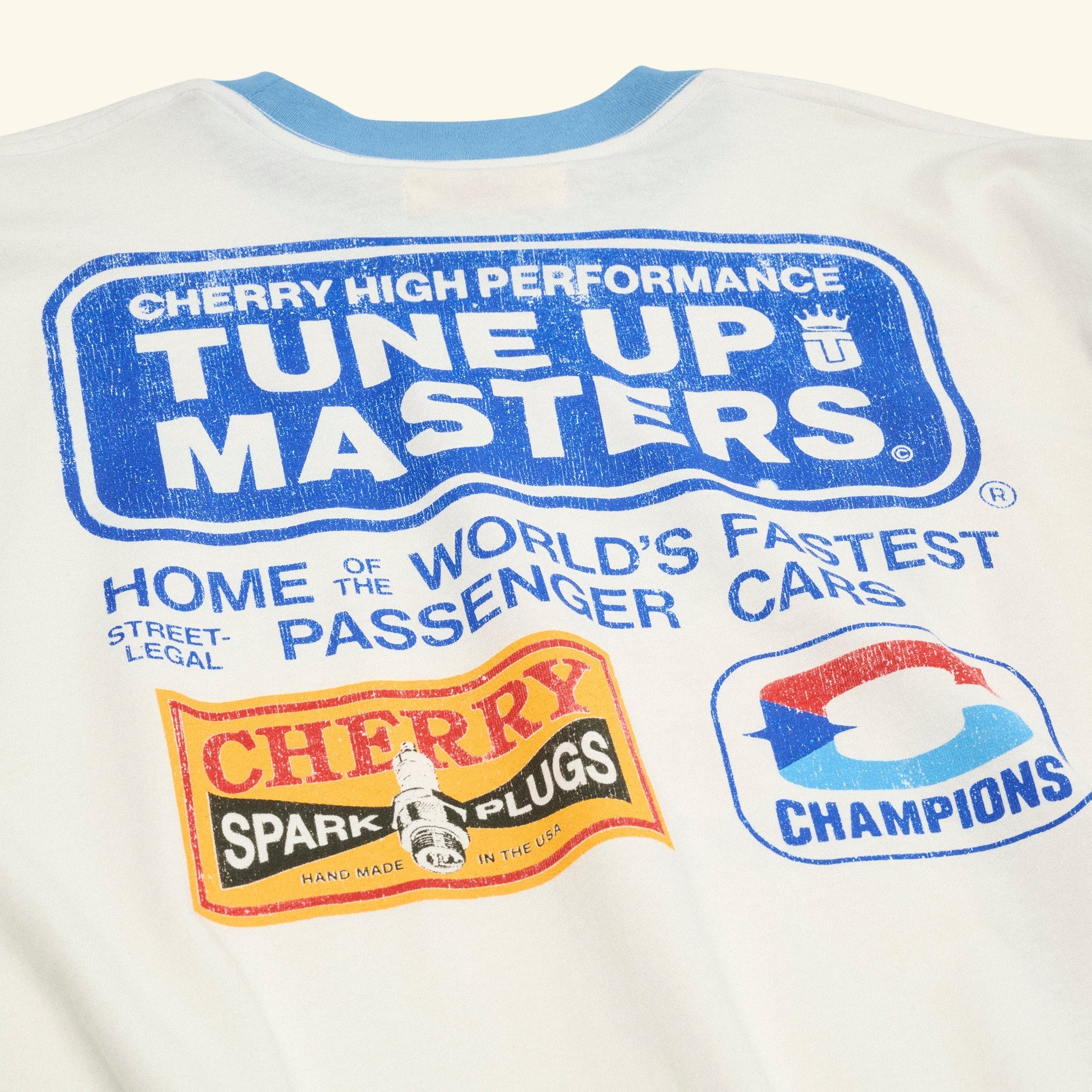 Cherry Nationals Boxy Tee (White/Blue)