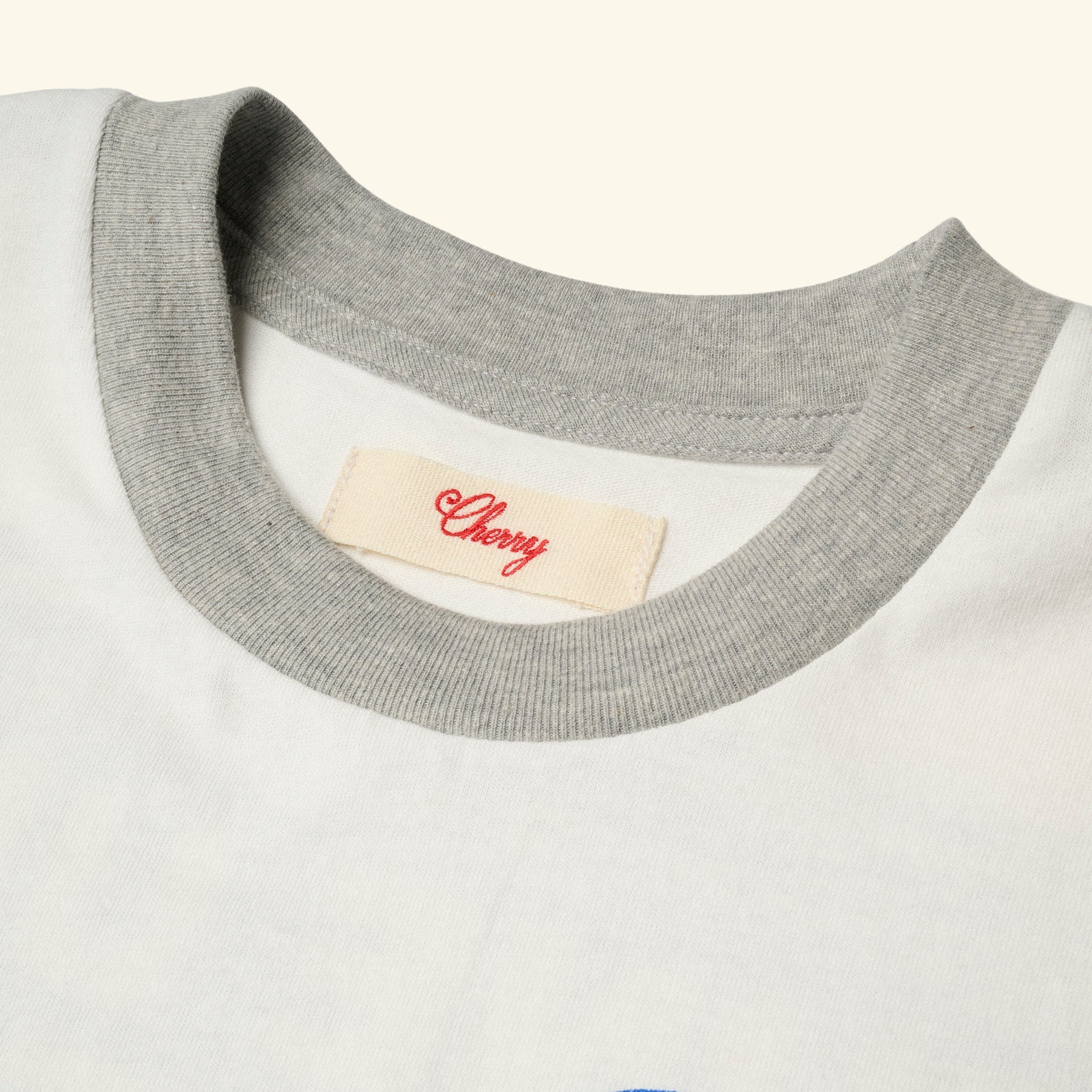 Cherry Nationals Boxy Tee (White/Heather Grey)