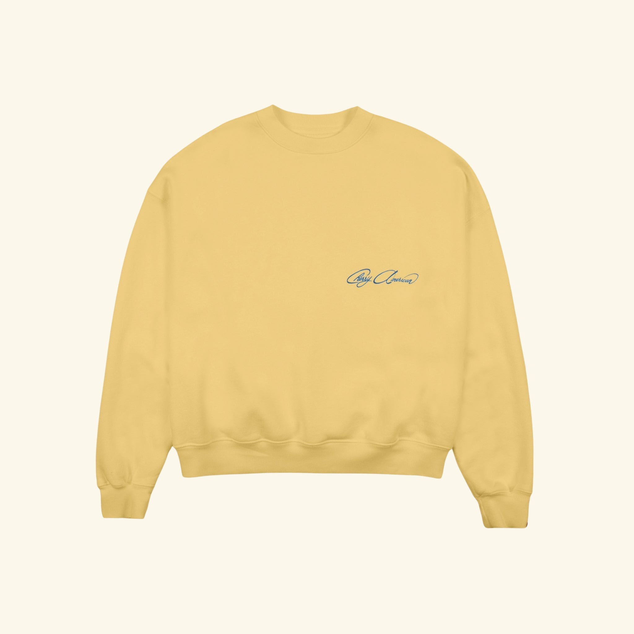 Cherry American Crewneck (Butter)