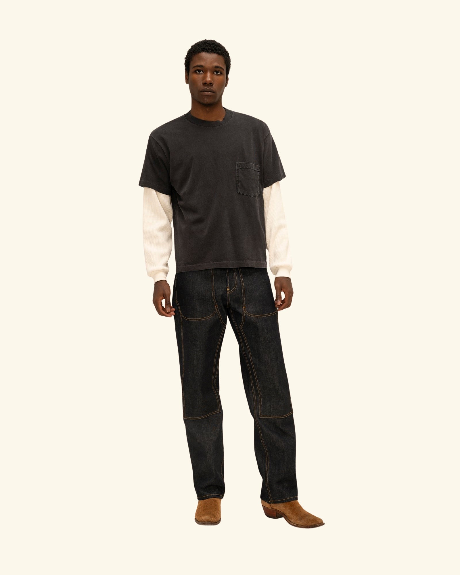 Truck Boxy Pocket Thermal L/S Tee