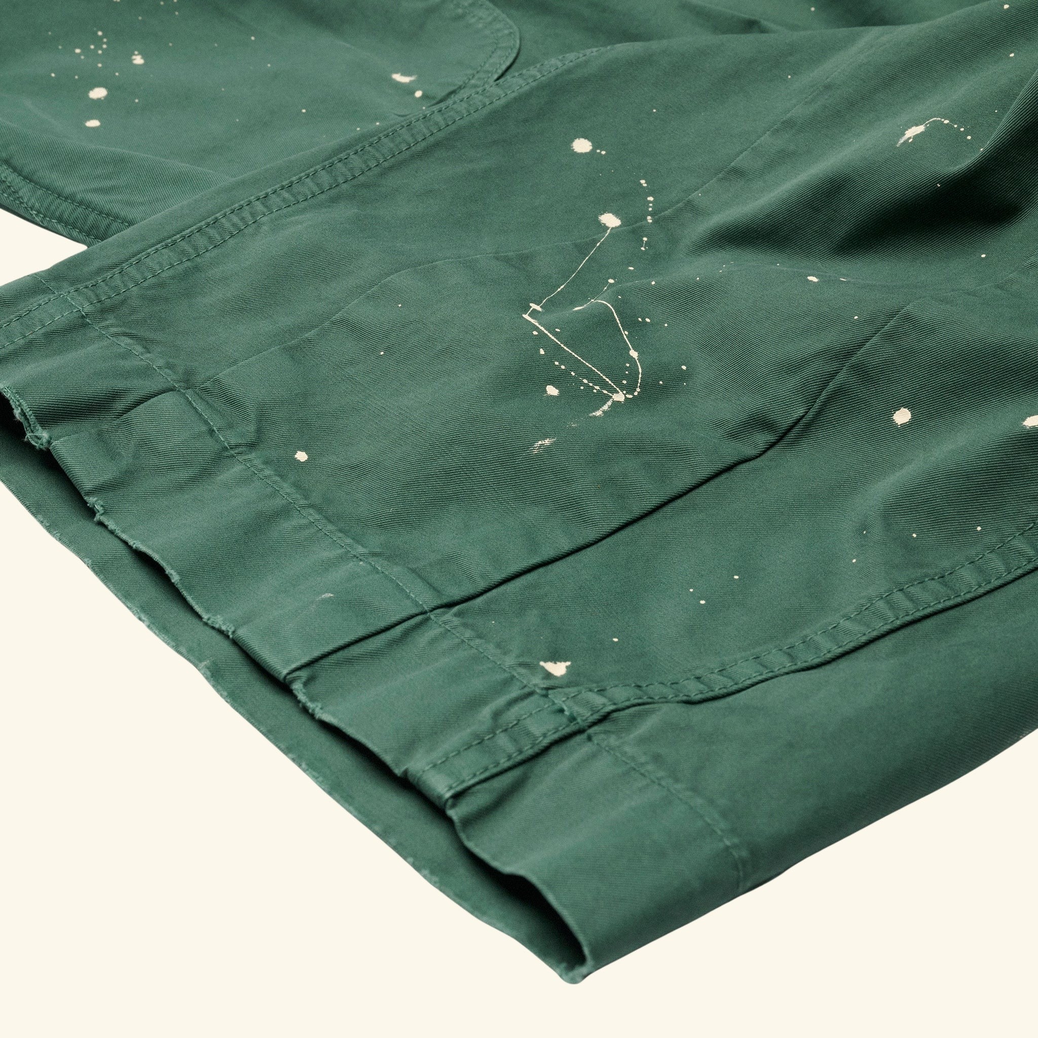 Cotton Twill Parachute Pant (Teal)