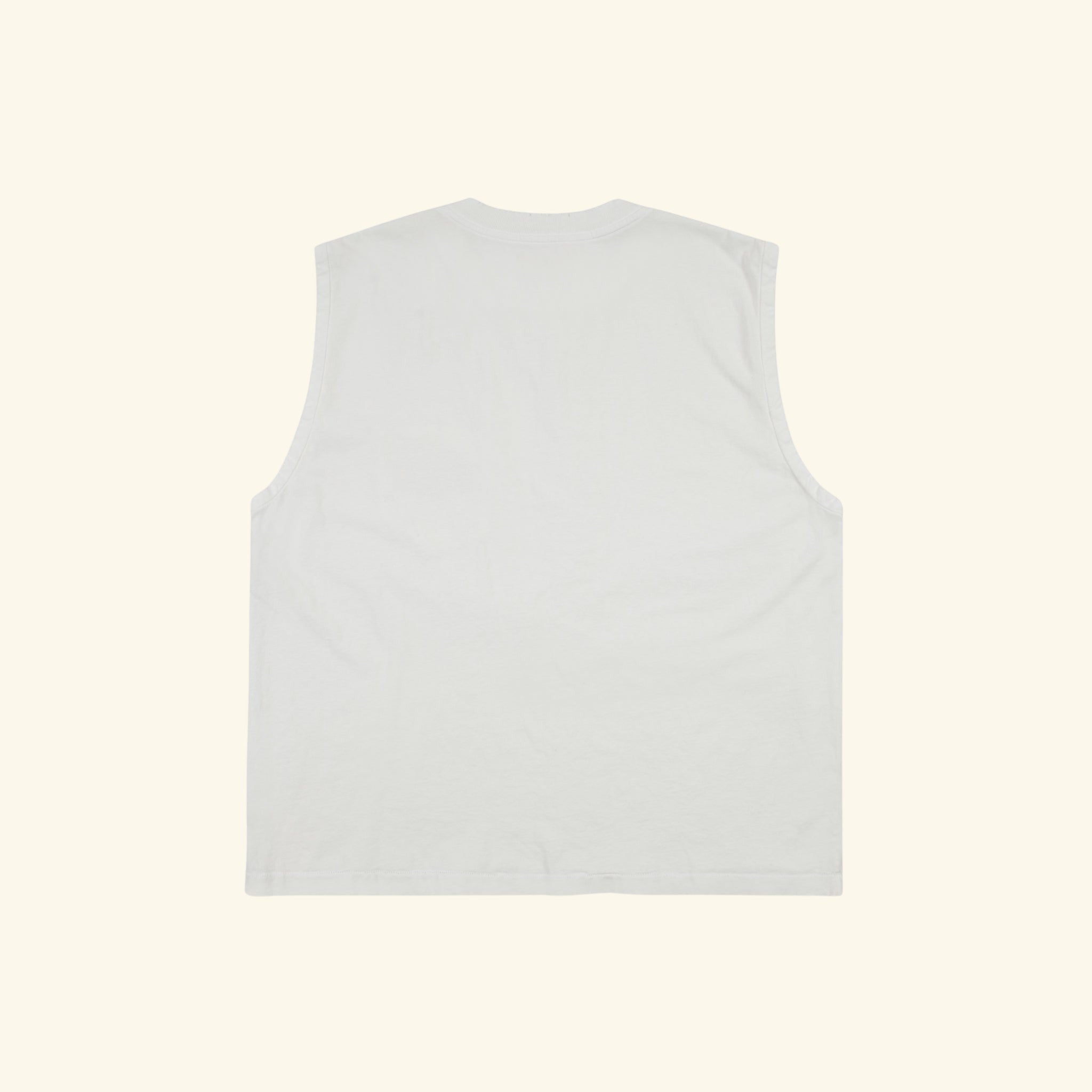 Chevron Logo Pocket Running Shirt (Vintage White)