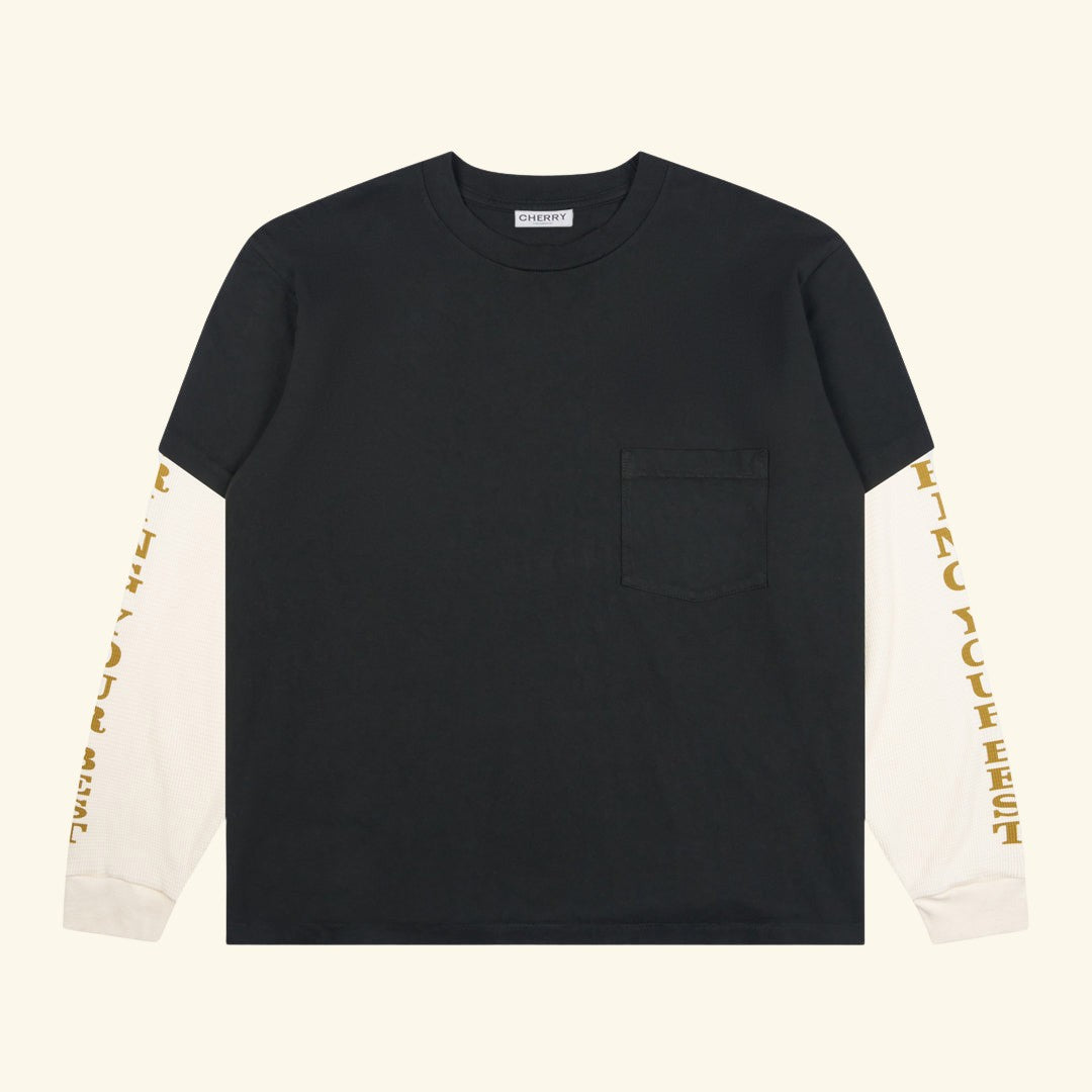 Urban Cowboy Boxy Pocket Thermal L/S Tee