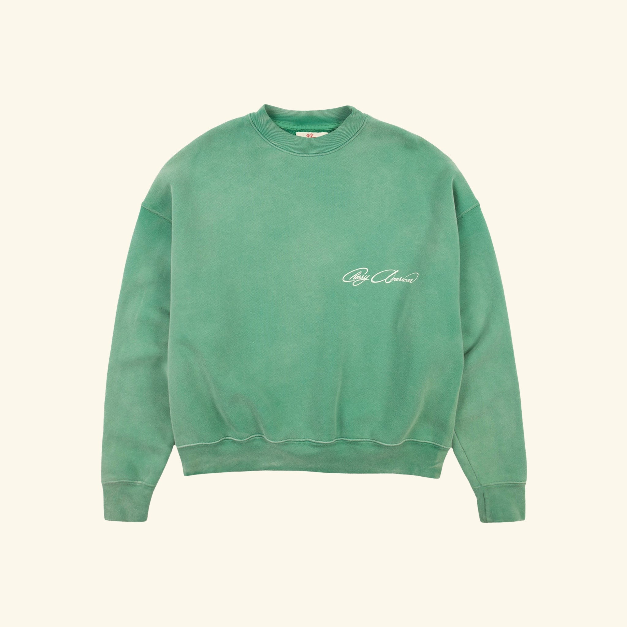 Cherry American Crewneck (Teal)