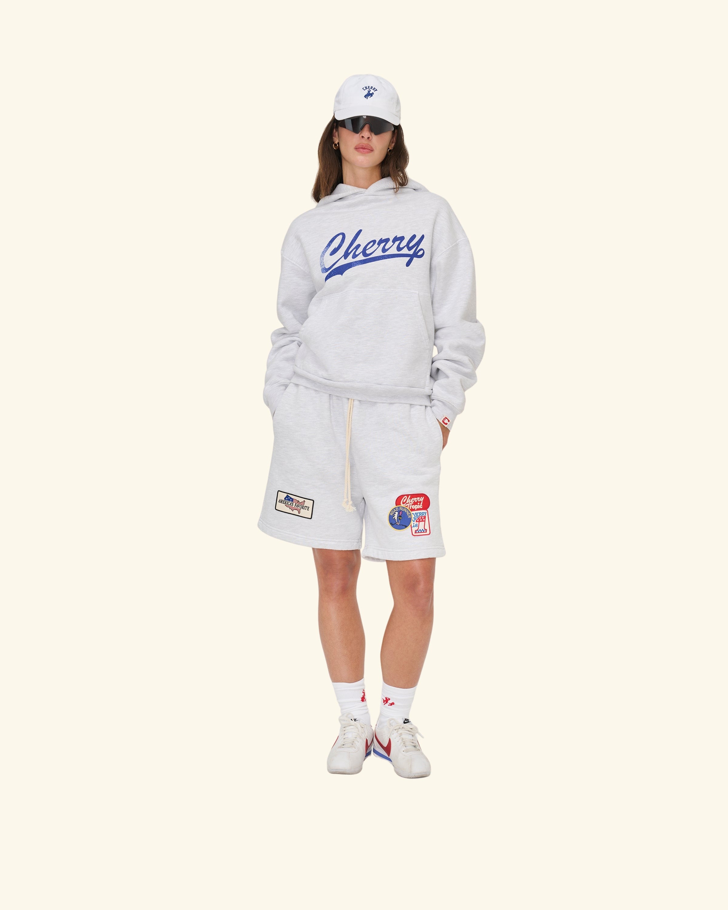 Athletic Hoodie (White Heather)