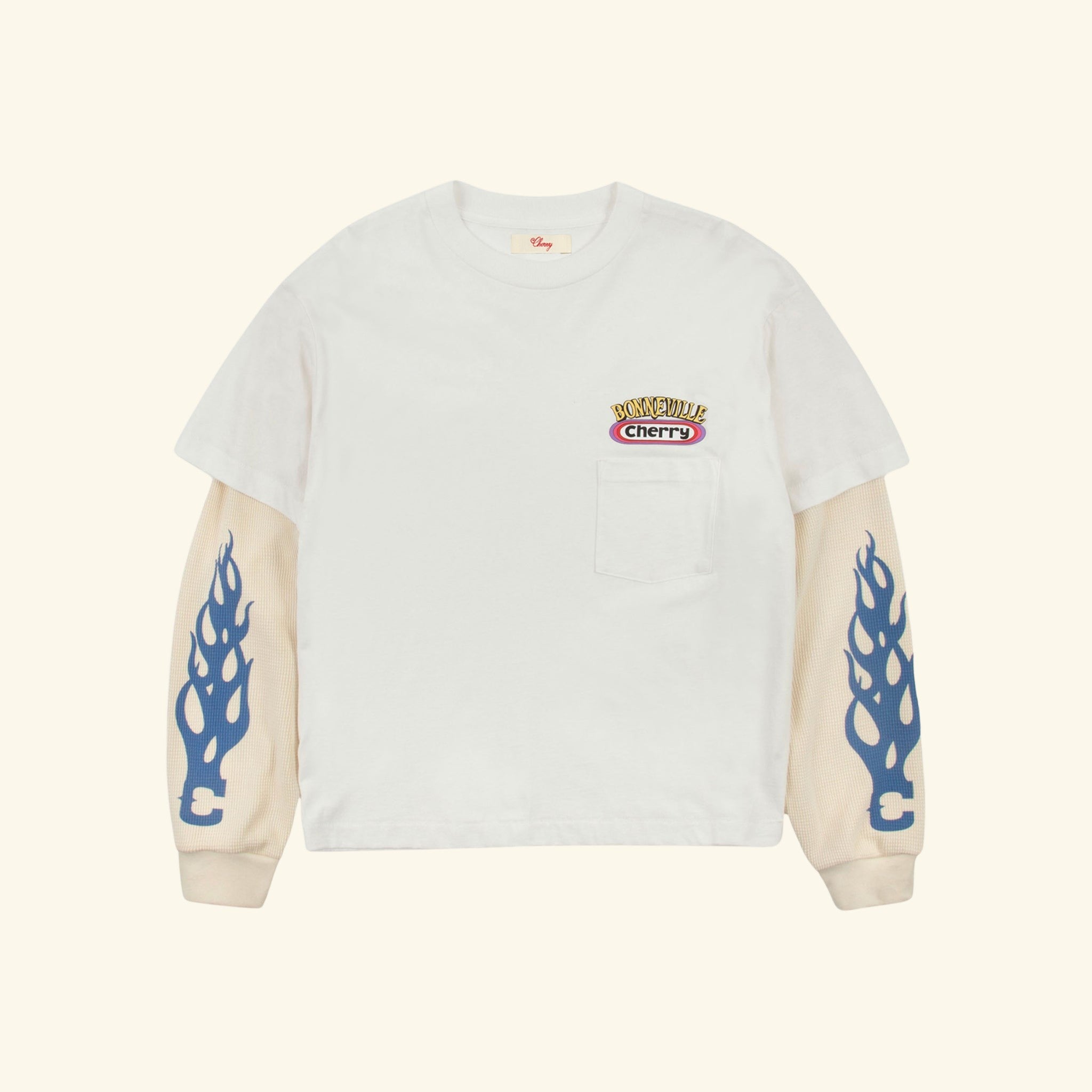 Bonneville Boxy Pocket Thermal (Vintage White)
