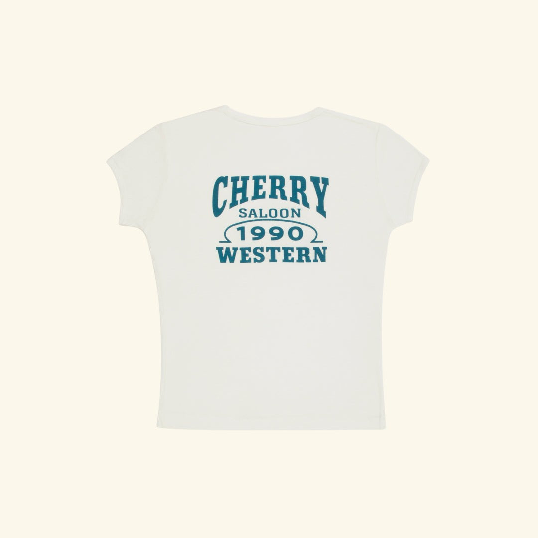 Saloon Scoop Neck Baby Tee