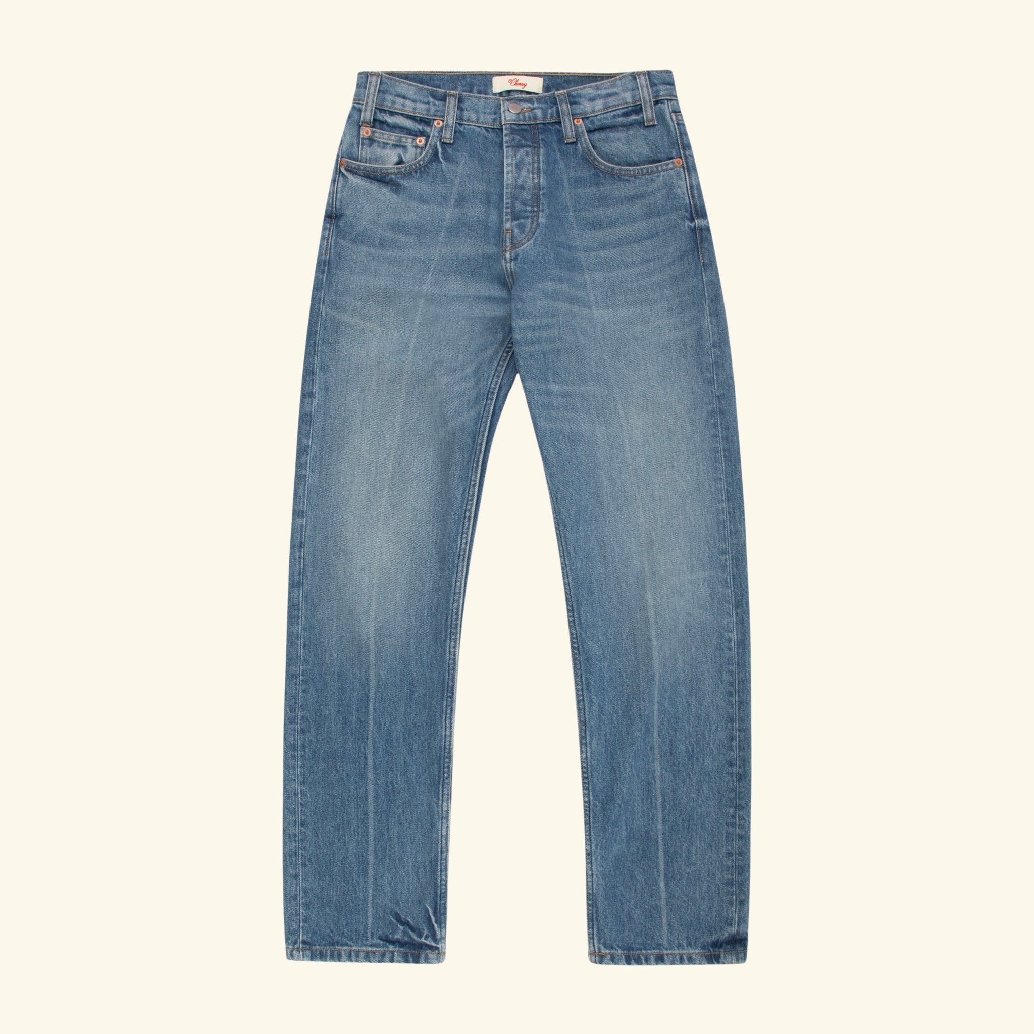 Straight Medium Cowboy Wash Jeans