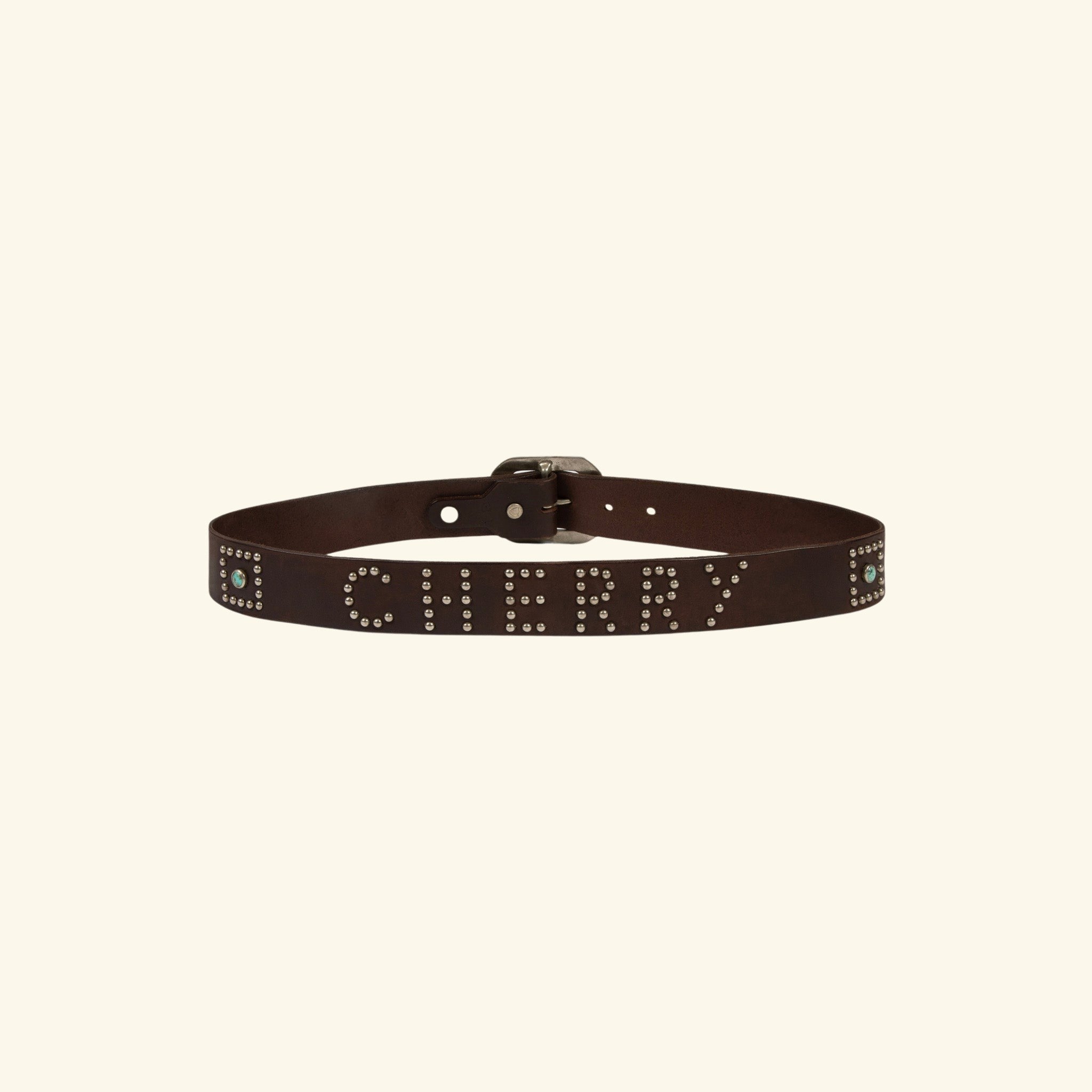 Santa Fe Studded Belt (Brown)