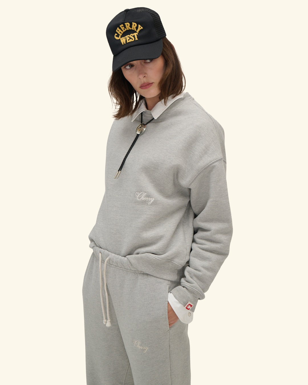 American Classic Crewneck (Heather Grey)