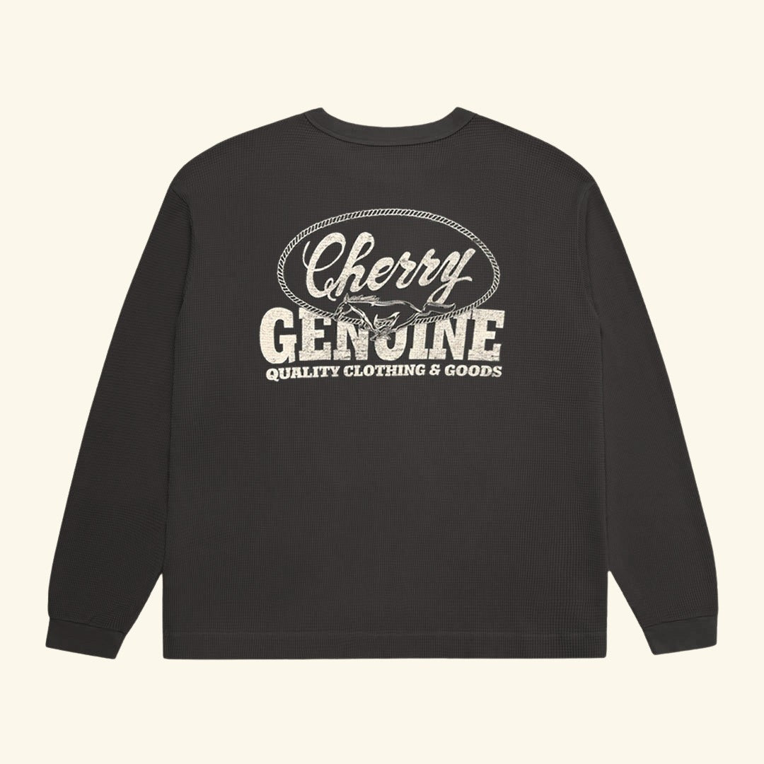 Genuine Boxy Thermal Long Sleeve – CHERRY LA