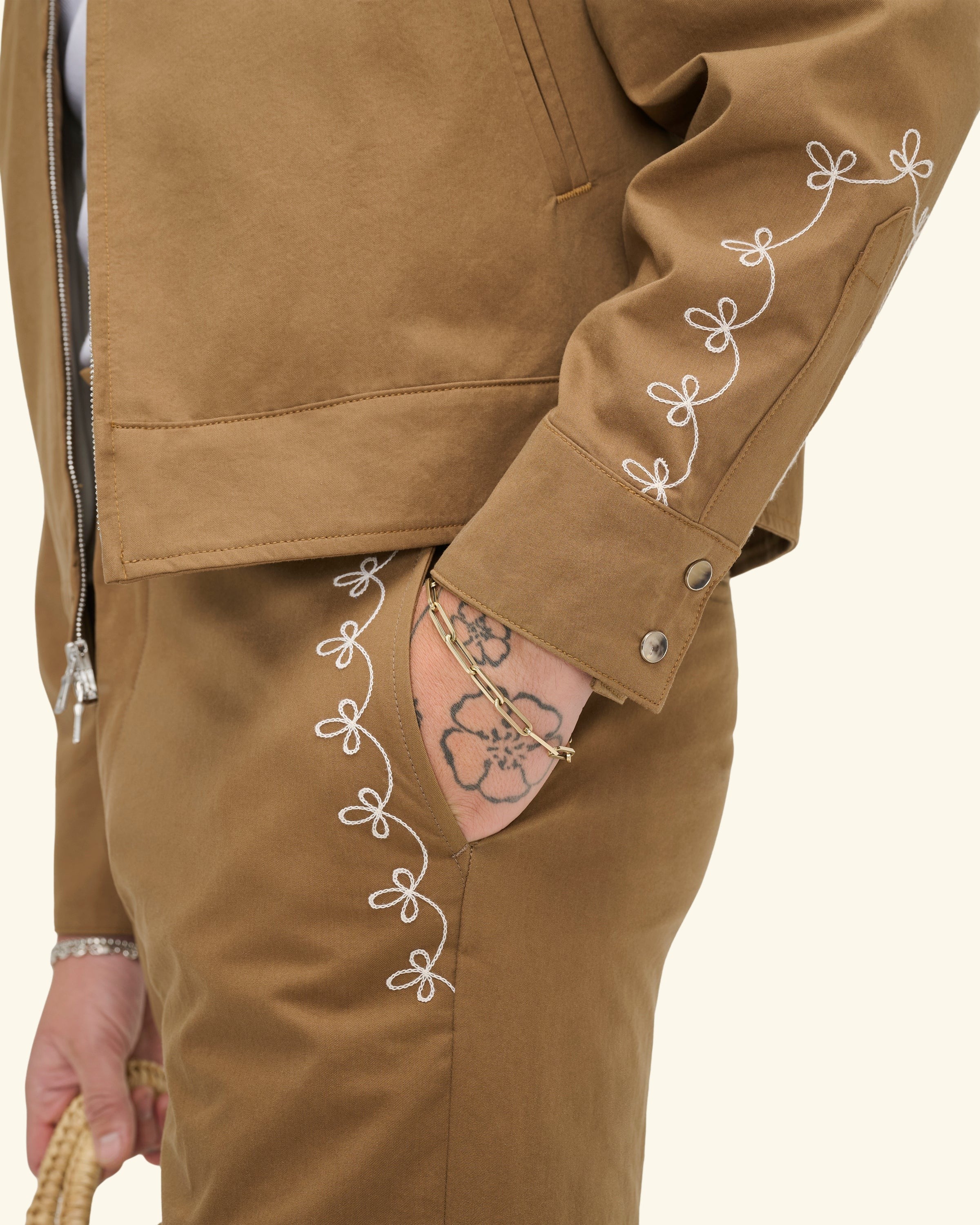 Twill Charro Pants (Nutmeg)