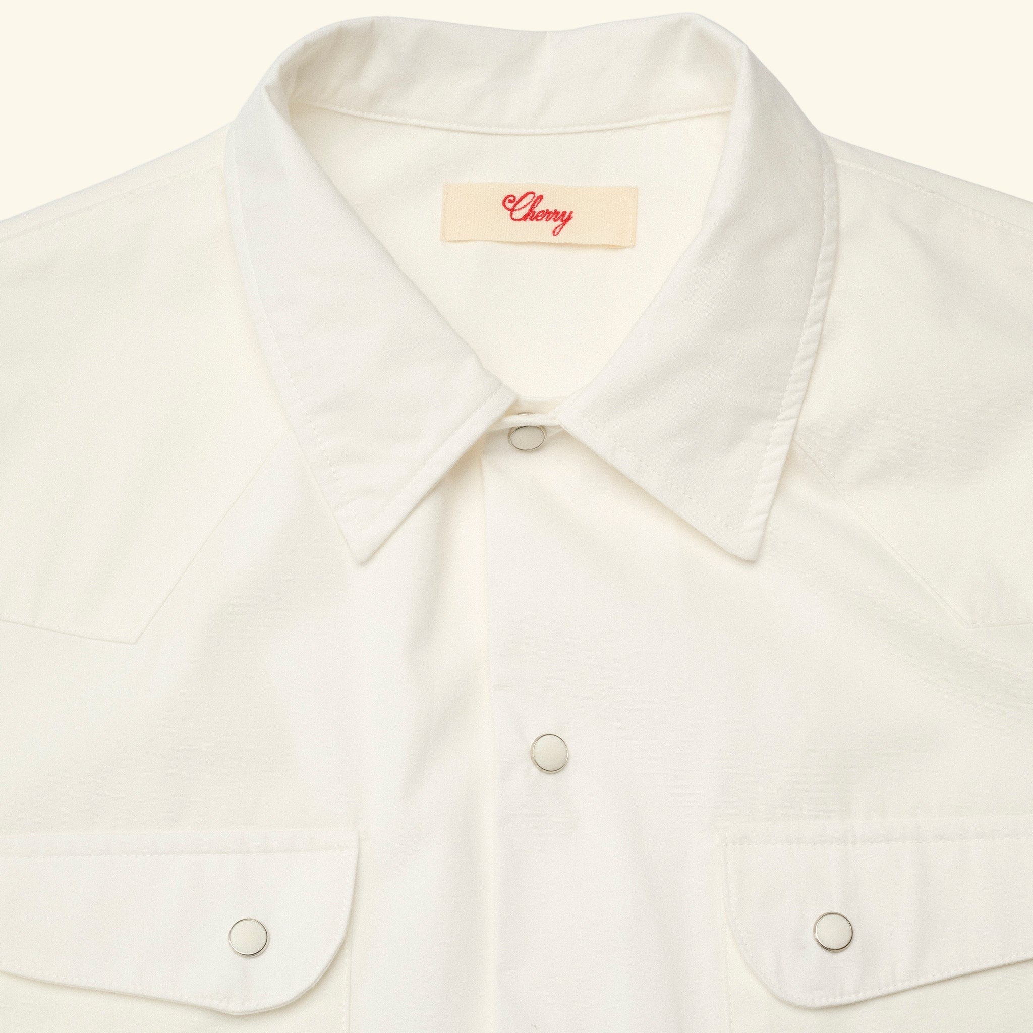 Poplin Western Shirt (White)