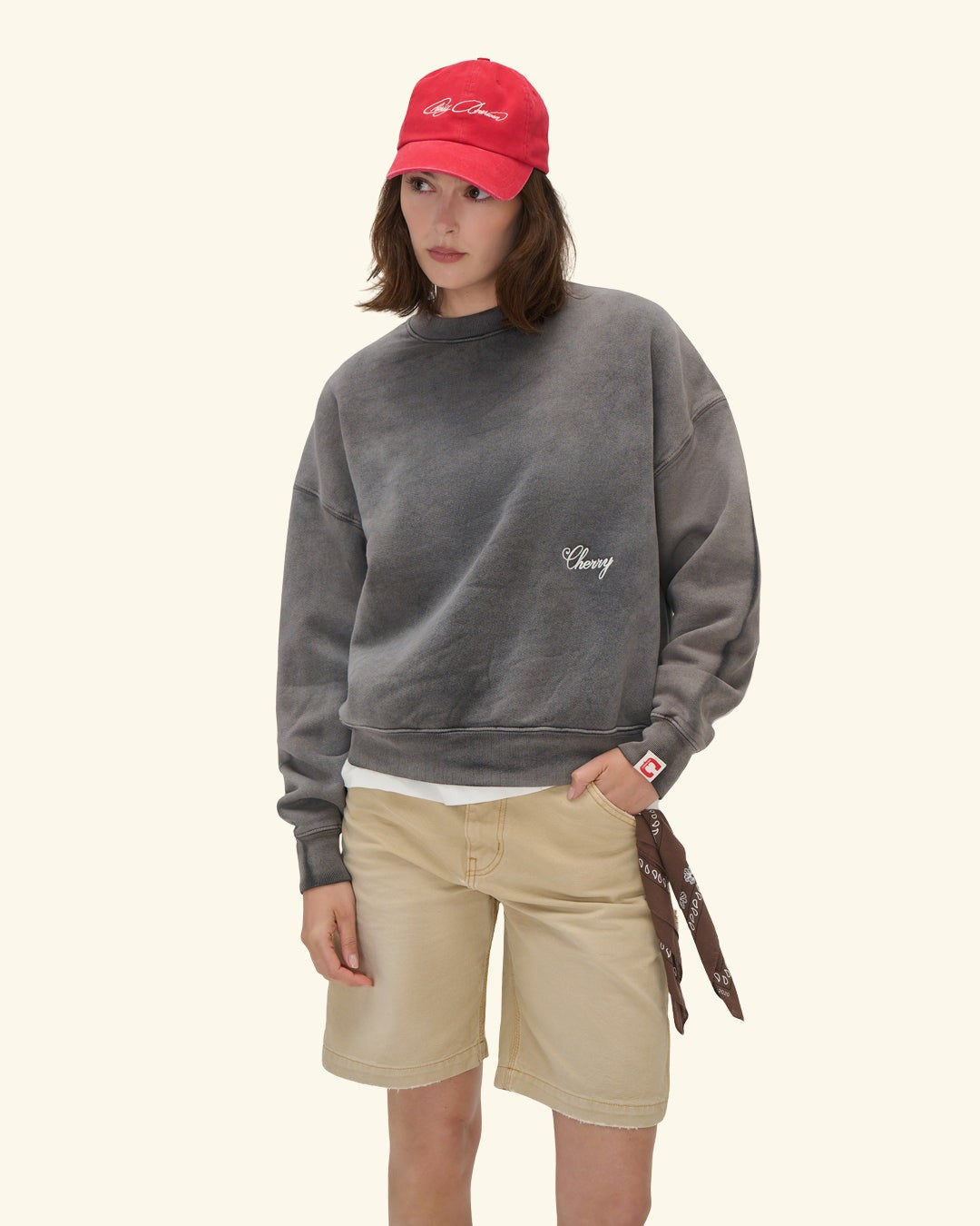American Classic Crewneck (Sun Faded Black)